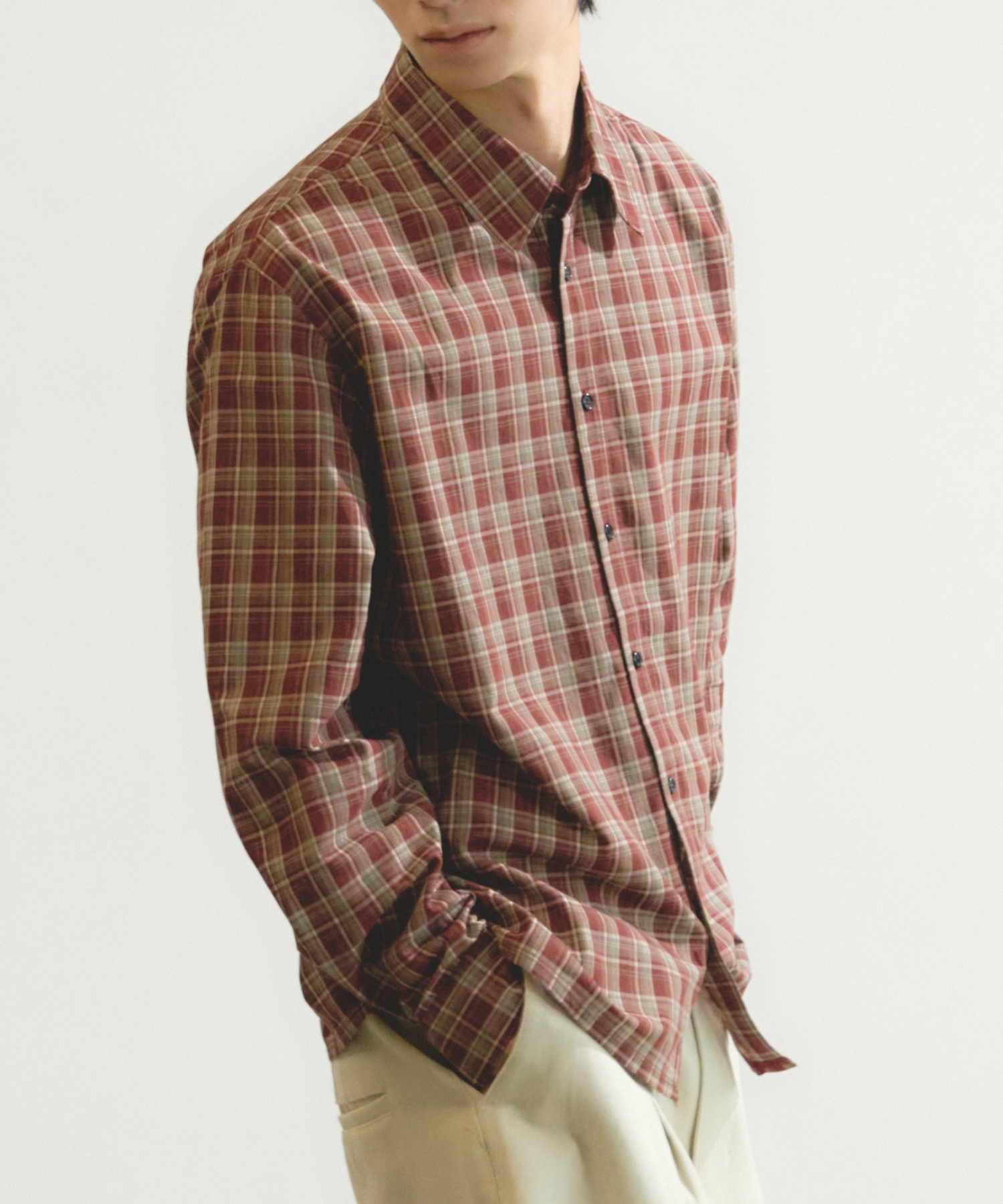Vintage Classic Check Shirt - Brick