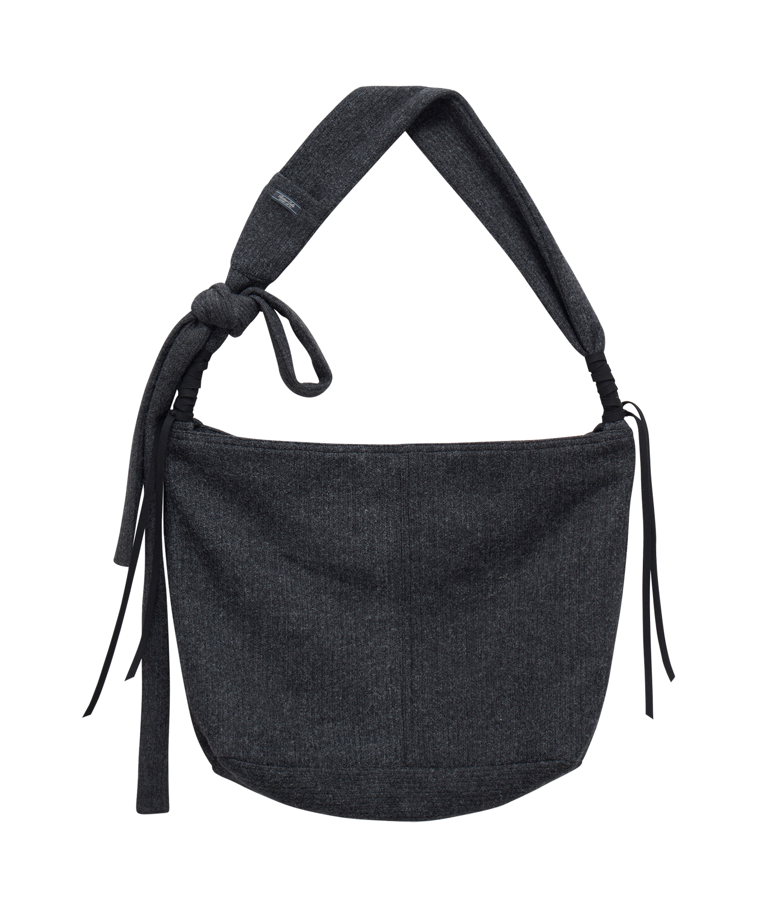 Rolling Knit Big Bag-Charcoal
