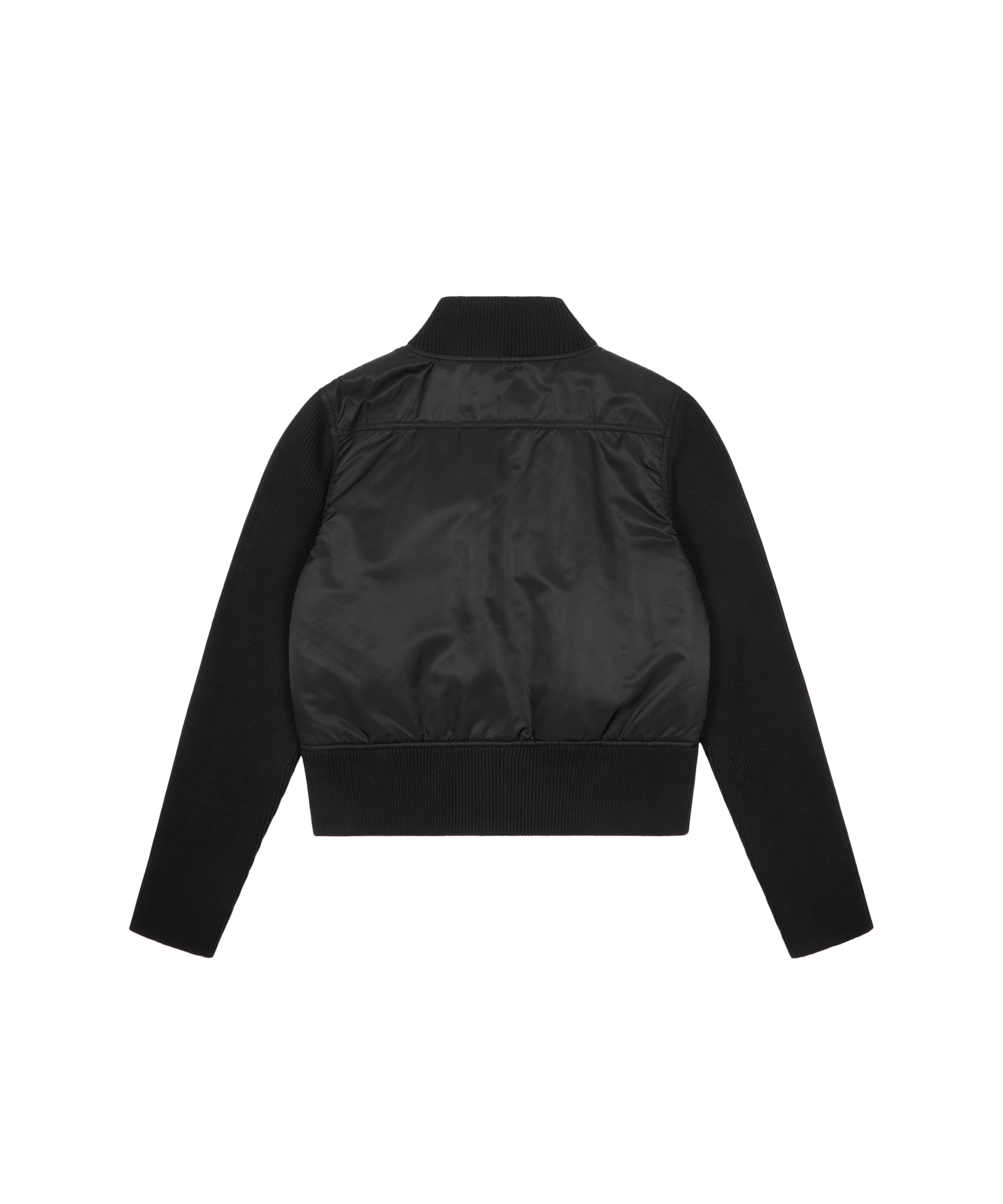 Knitted Nylon Jacket (Black)
