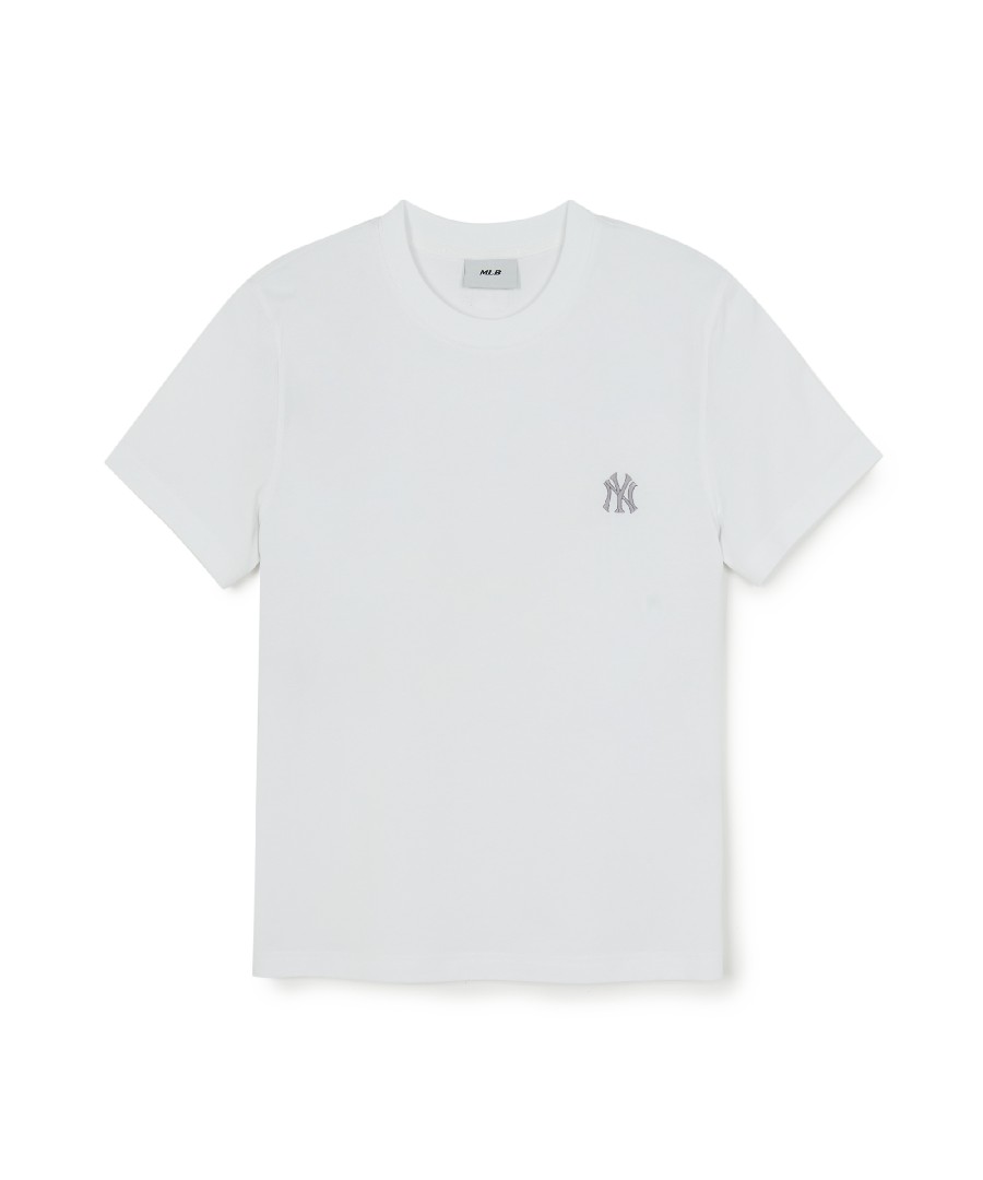 Базовая футболка комфортного кроя NY (White)