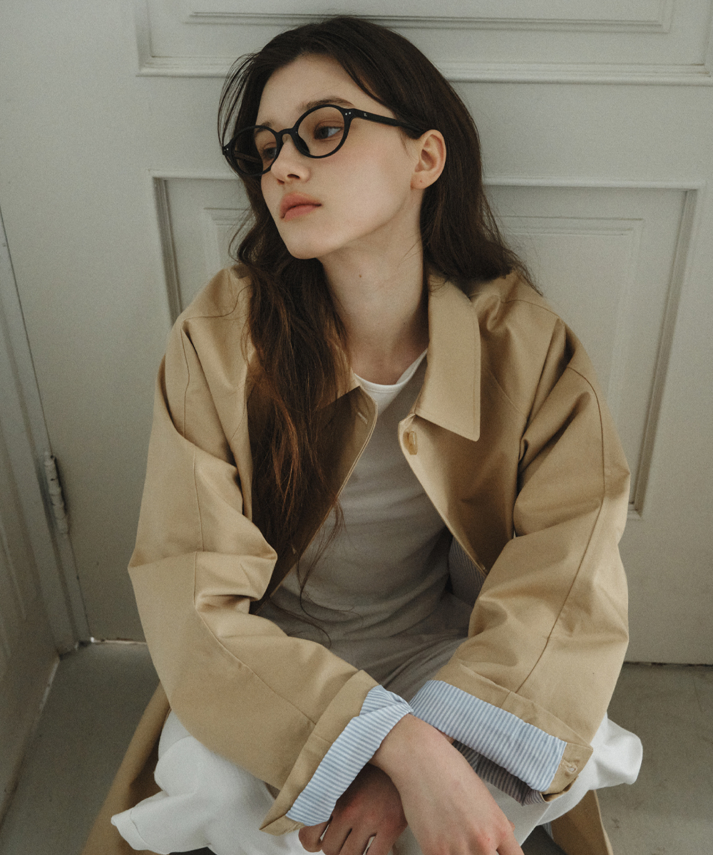 [Atelier Edition] Half Cotton Trench Coat_BEIGE(W26OT02)