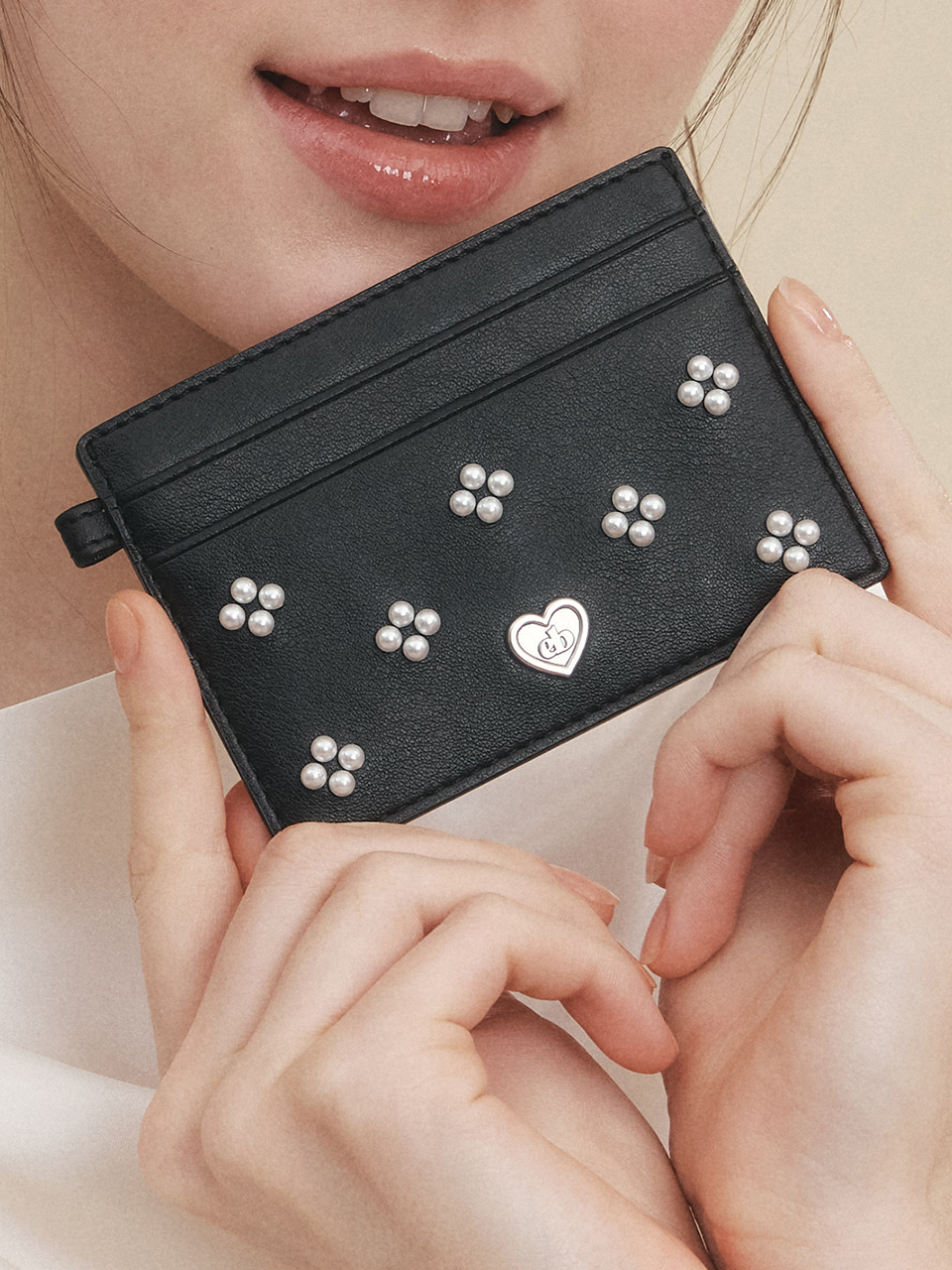blooming pearl card wallet_4 colors