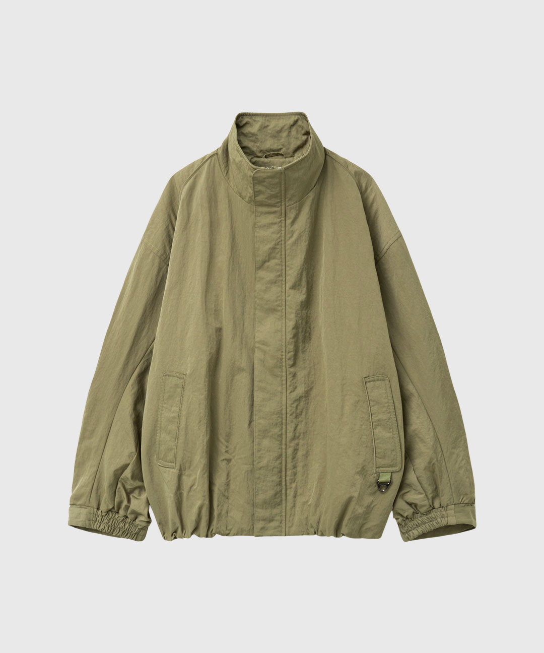 unisex volume blouson bomber jumper [light khaki]