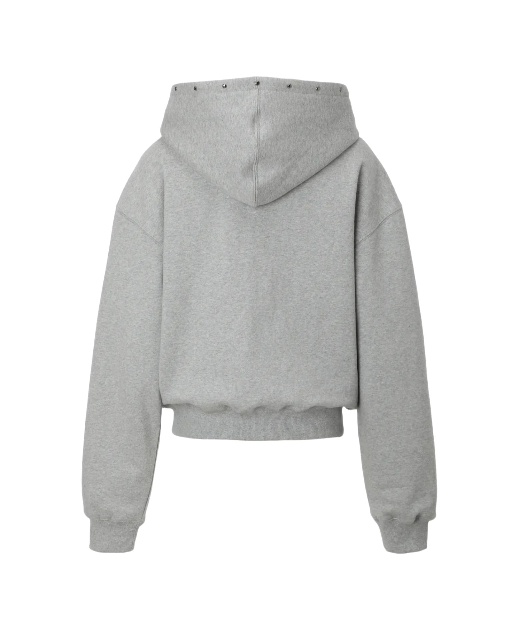 Steel Stud Hood Zip-Up (gray)