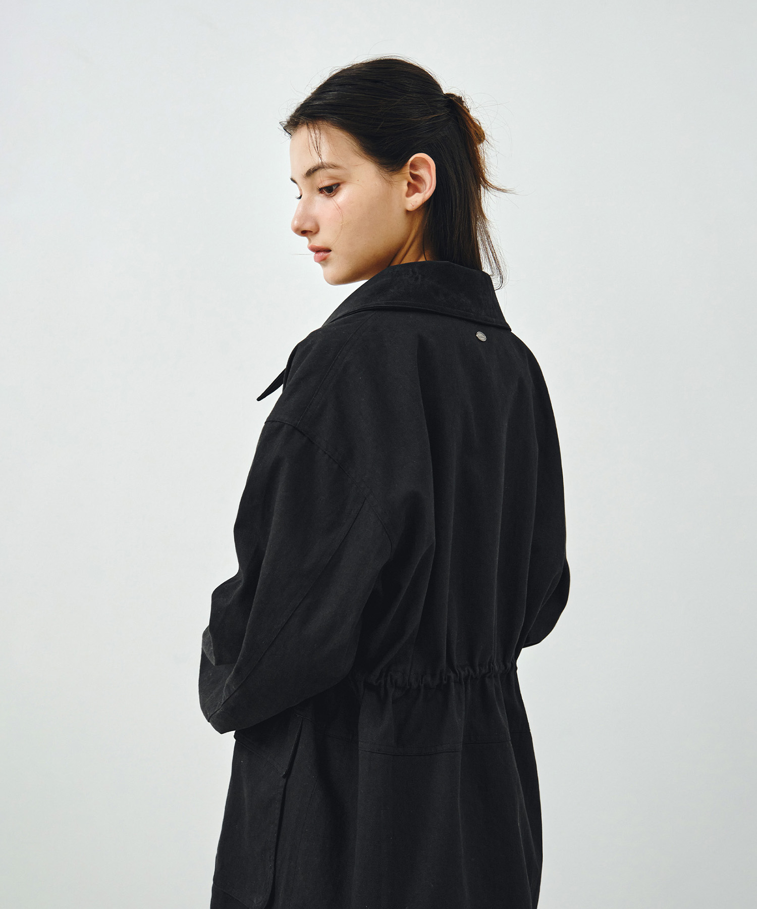 хлопок куртка чёрный MDJK039BLACK