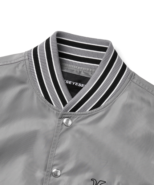 Y.E.S Team Stadium Jacket Grey thumbnail 2