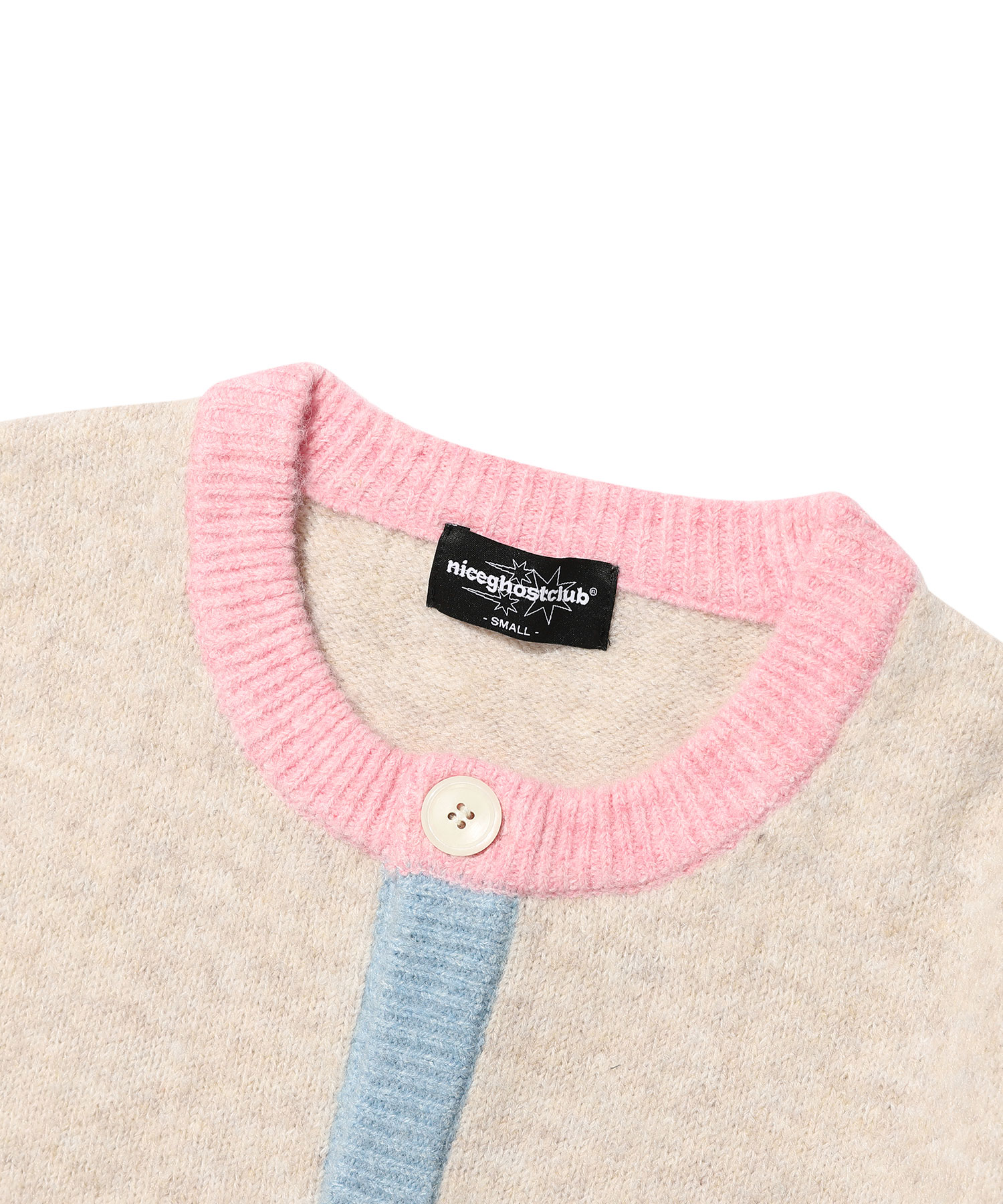COLOR BLOCK KNIT CARDIGAN_IVORY(NG2GSUK680A)