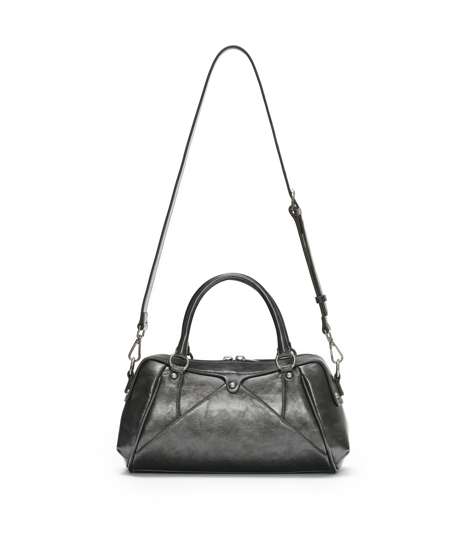 FAUX LEATHER MINI M.O.S сумка, METAL