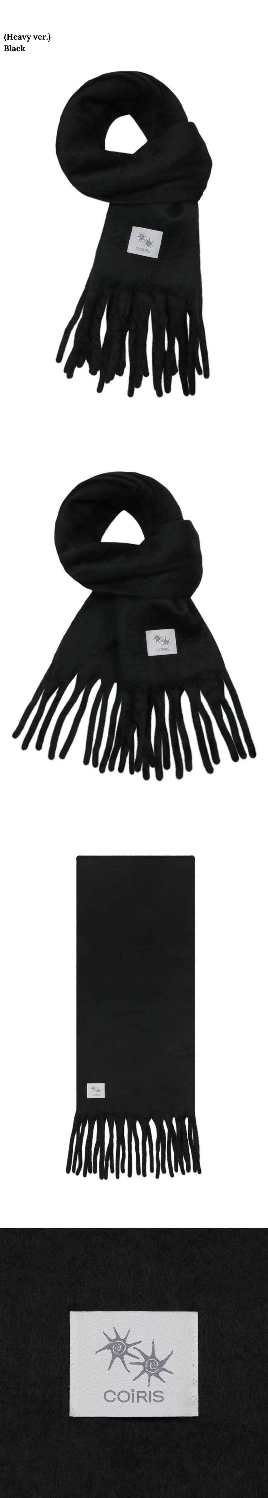 TEE LONG UNISEX - 6 COLORS BLACK