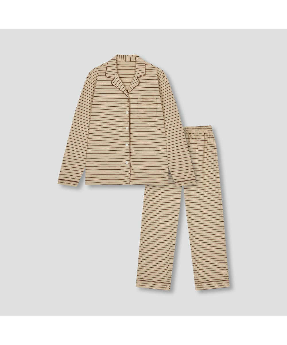 Женская Smart Cotton пижама 3/4 — Dark Beige