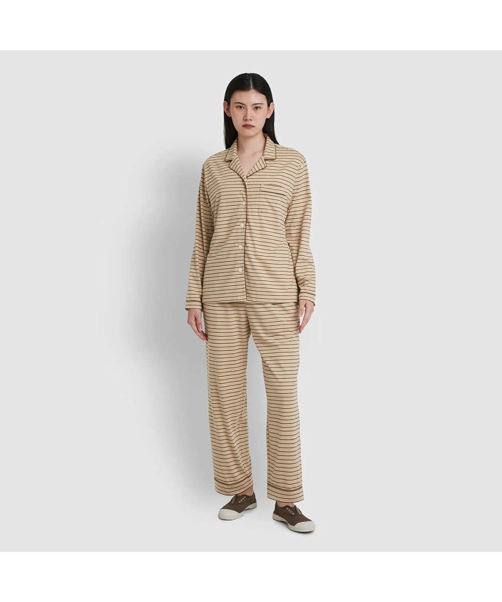 Женская Smart Cotton пижама 3/4 — Dark Beige