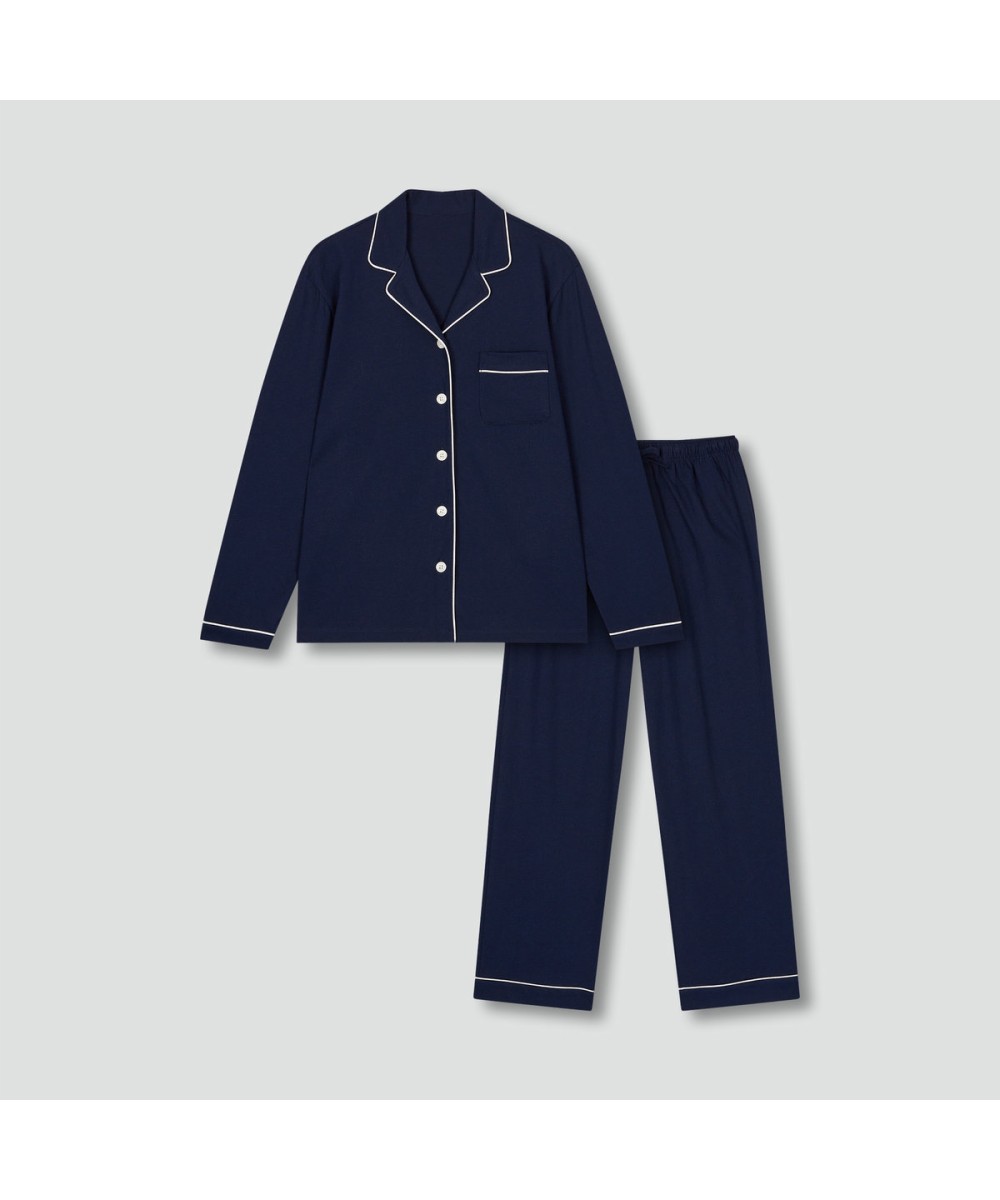Женская Smart Cotton пижама 3/4 — Navy