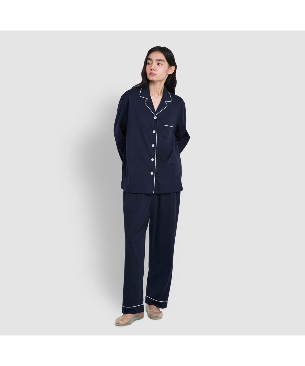 Женская Smart Cotton пижама 3/4 — Navy