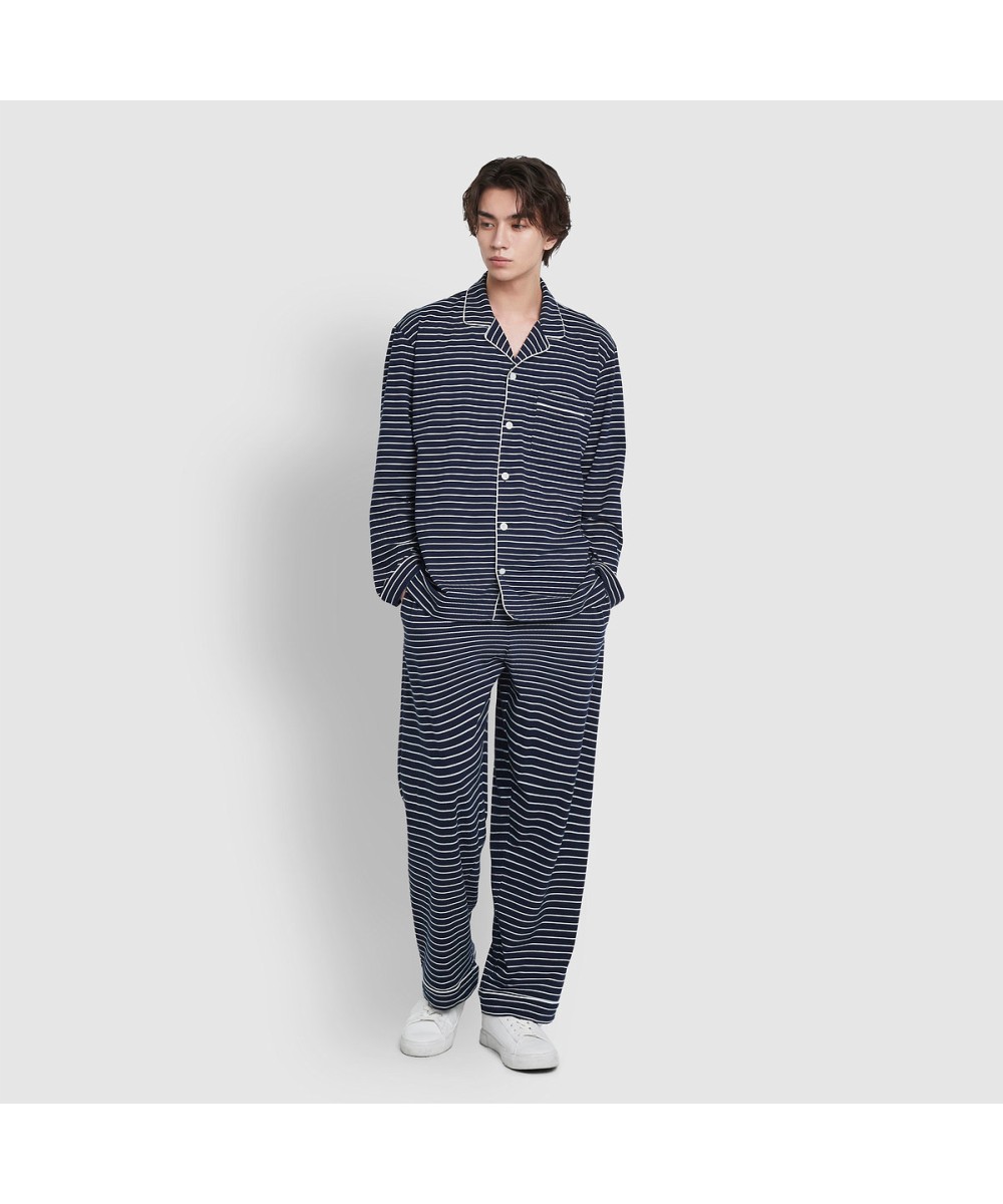 Мужская Smart Cotton пижама 3/4 — Dark Navy
