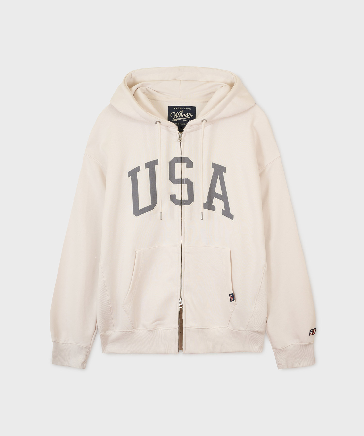 USA Over fit Hood молния-up / WHMZG2291U