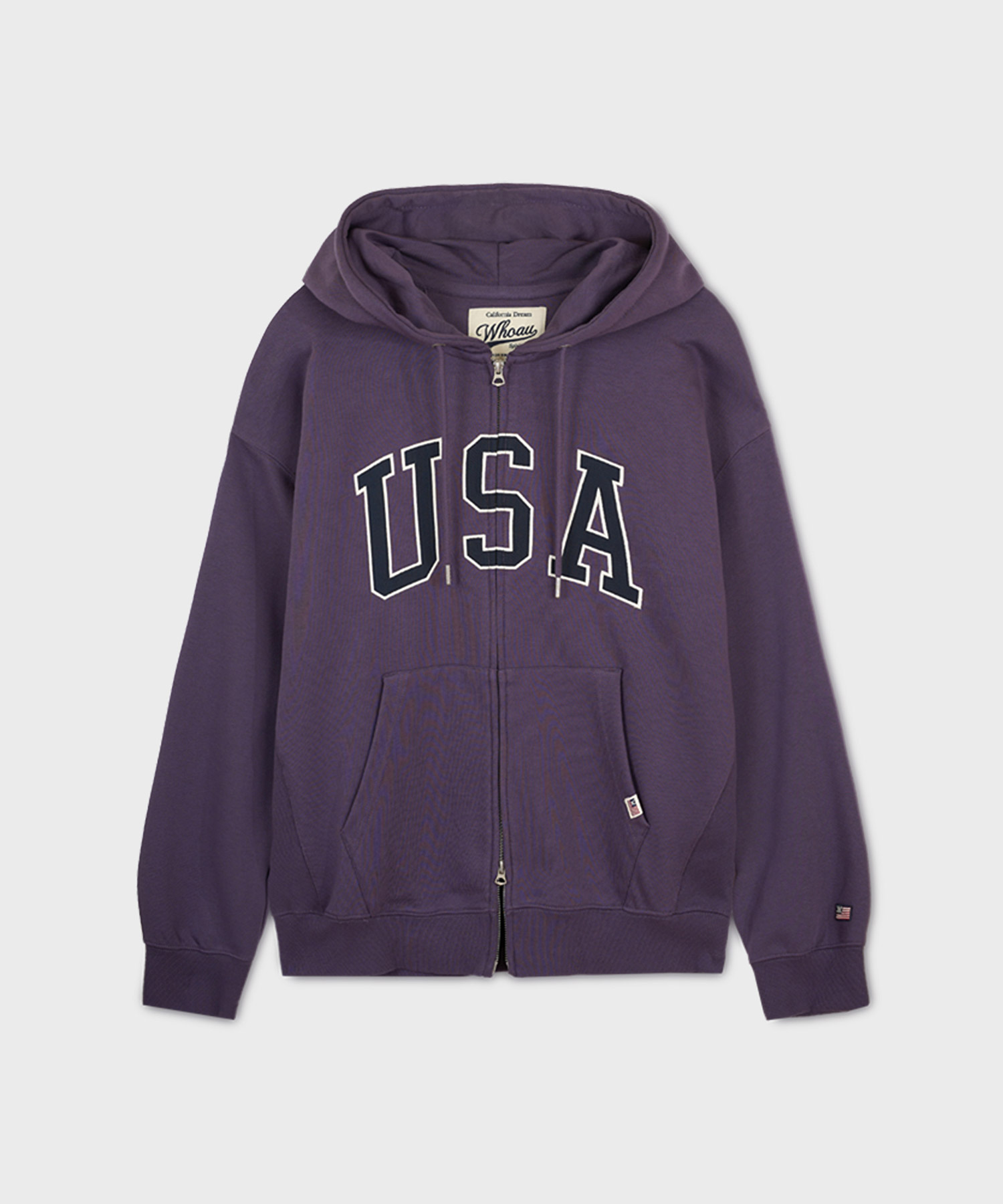 USA Over fit Hood молния-up / WHMZG2291U