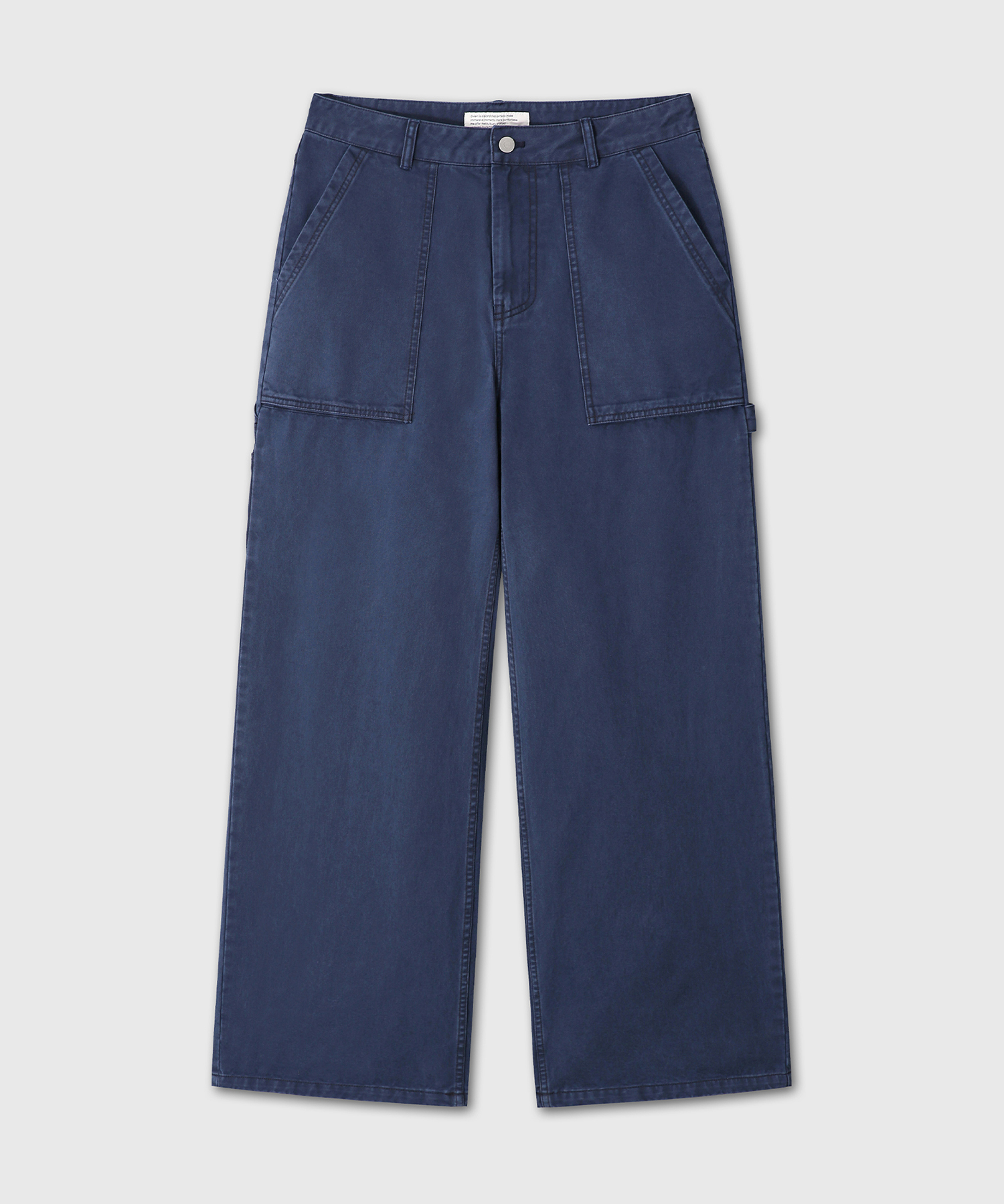 WASHED FATIGUE CARPENTER брюки (тёмно-синий)