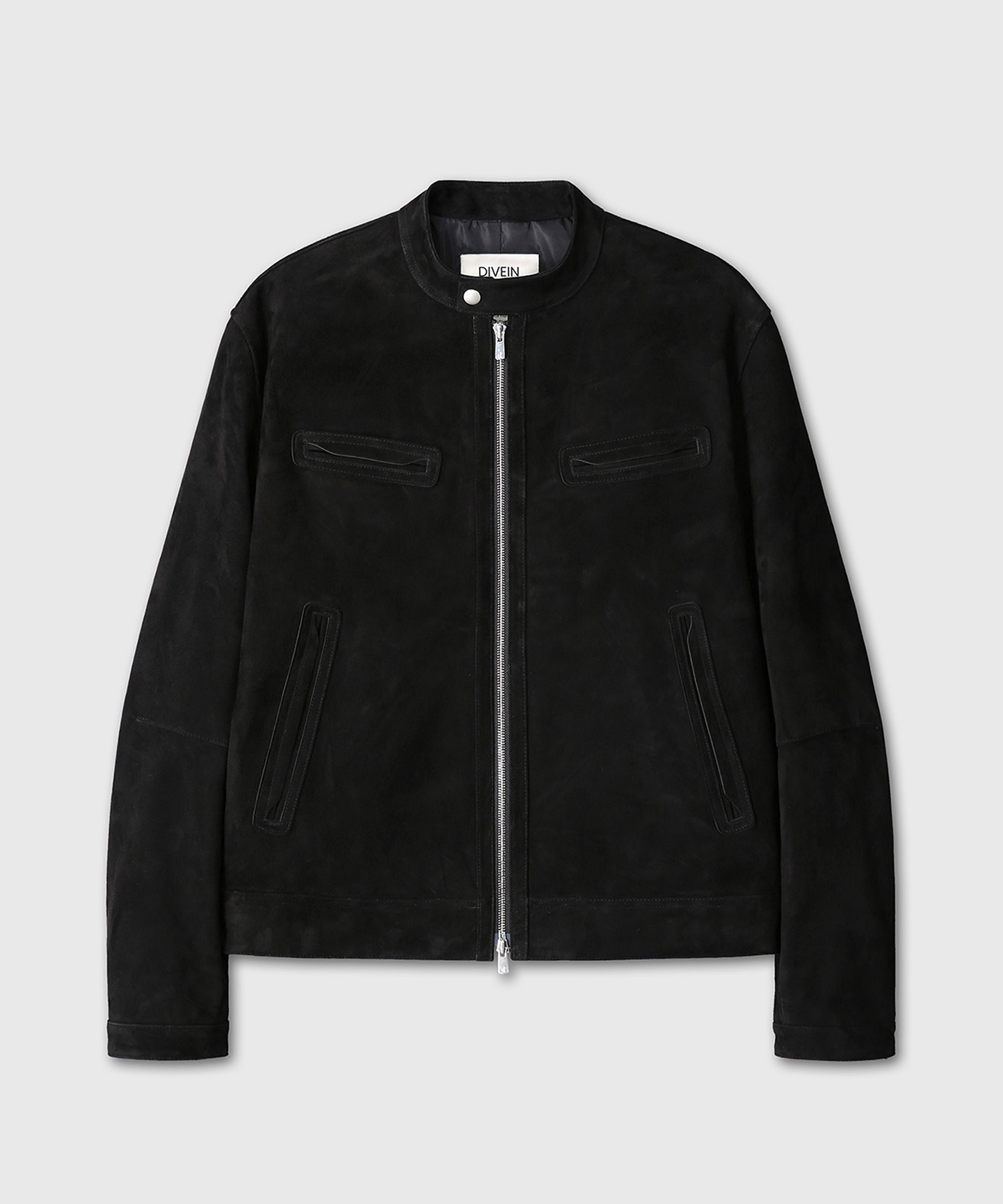 LOOSED INDIA GOAT SUEDE LEATHER куртка (чёрный)