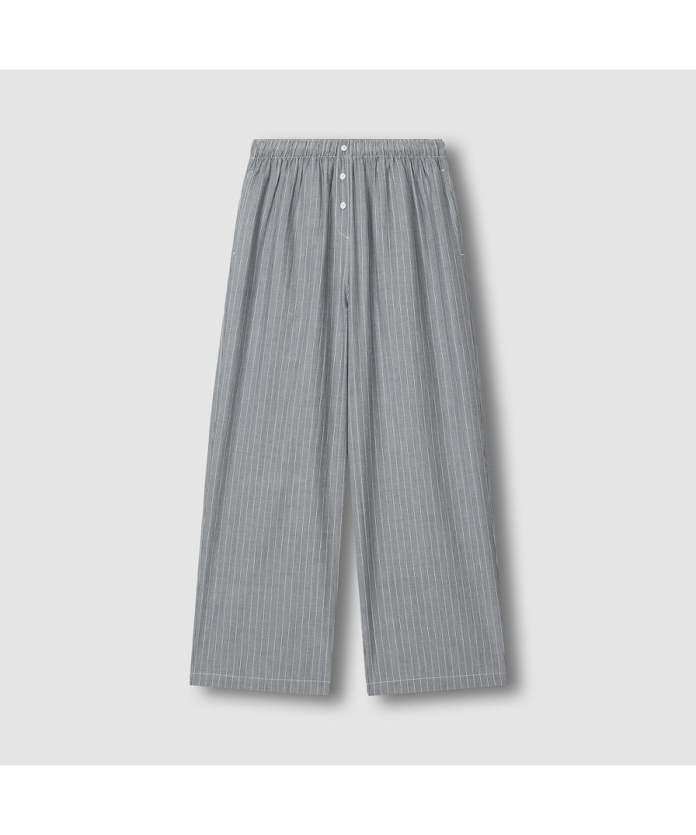 Женские пижамные брюки 10/10 из чистого хлопка_dark navy