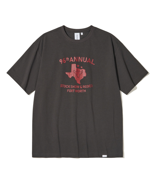 Fort Worth Rodeo T-Shirt_CHARCOAL