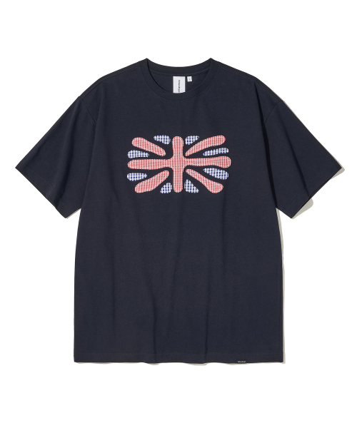 Union Jack Applique T-Shirt_NAVY