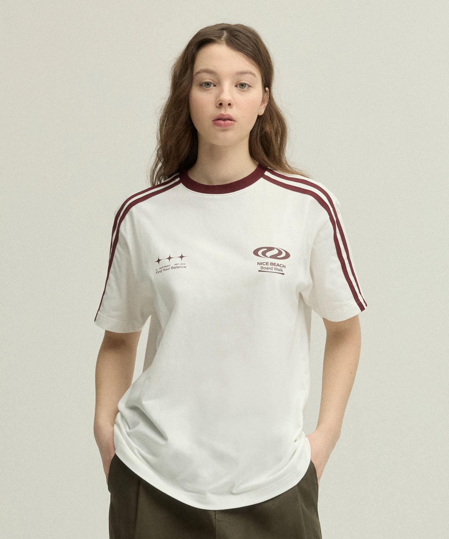 Футбольная джерси White/Burgundy