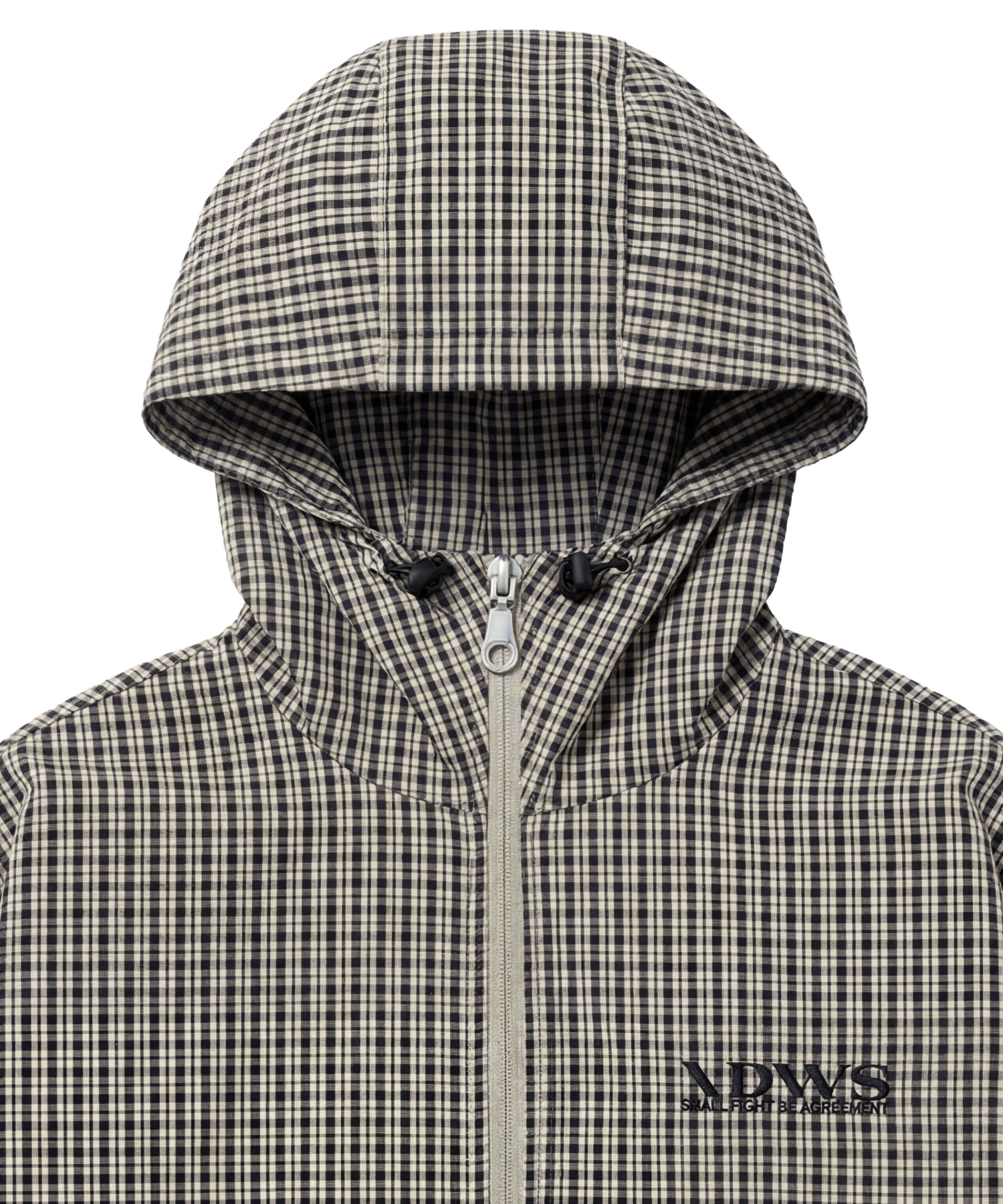 Vortex Check Windbreaker Ivory