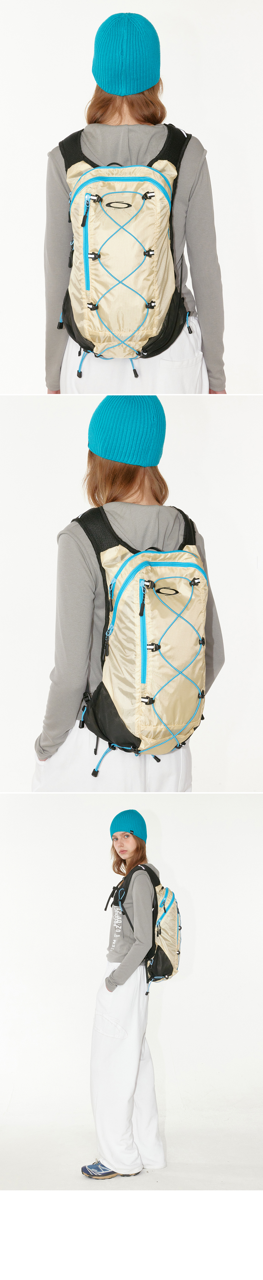 STRING SYMBOL BACKPACK - 3 COLORS BLACK
