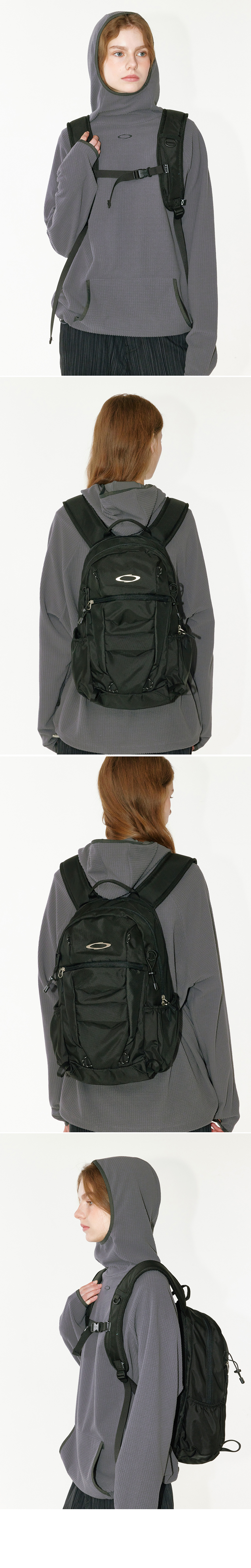 NYLON LAYER BACKPACK - 2 COLORS GREY