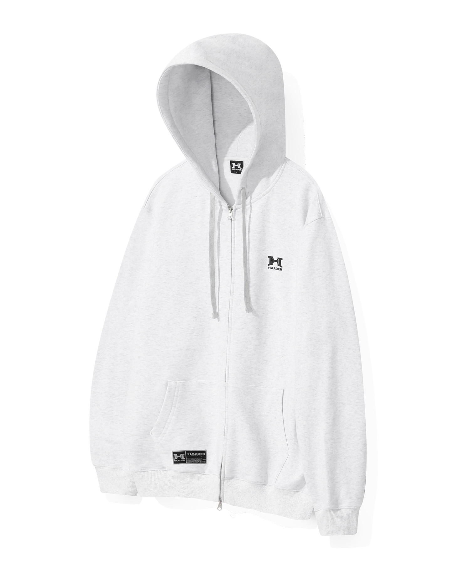 Худи на молнии 2WAY Active Terry (Ice Grey)