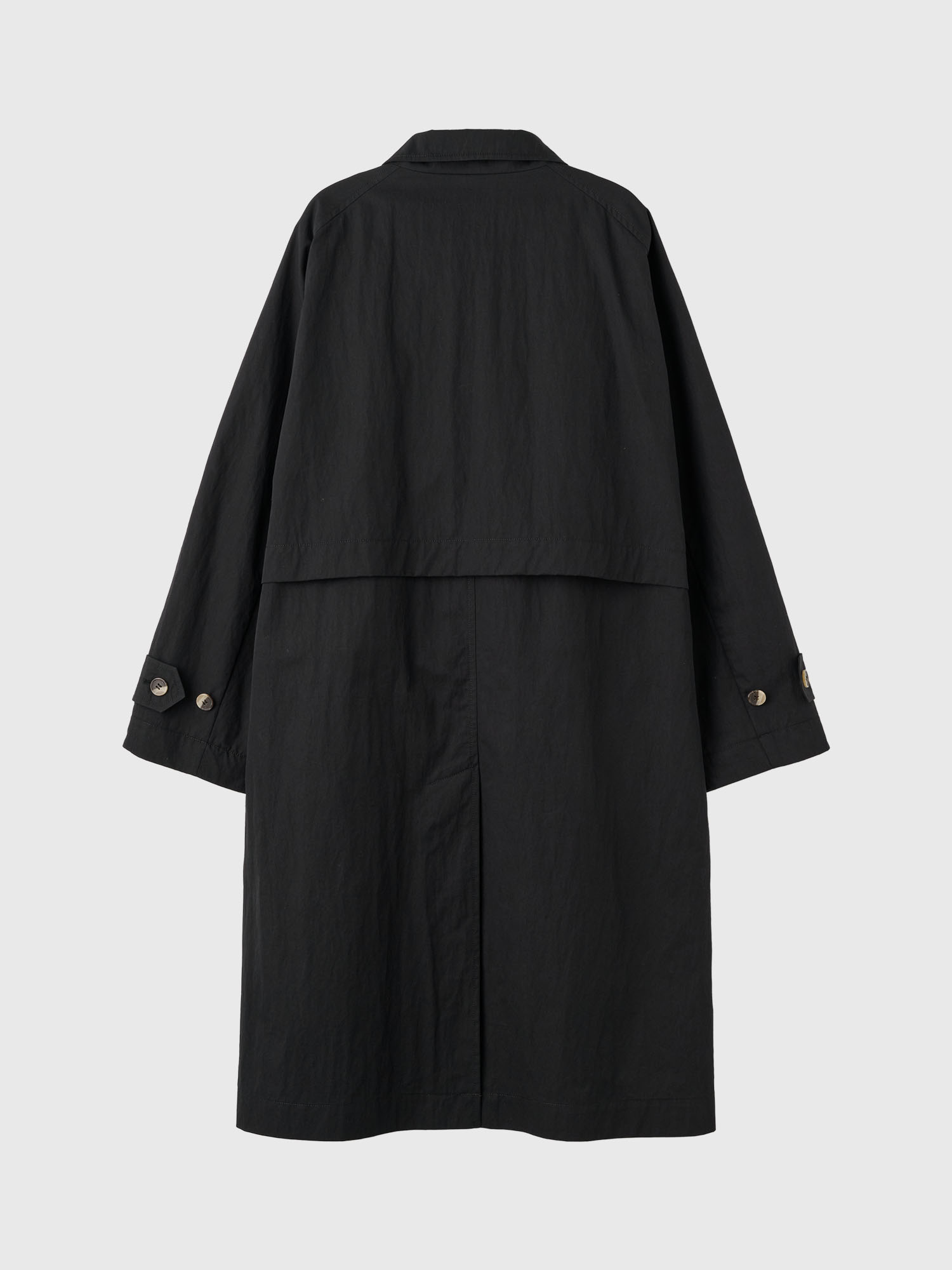 woman toggle single trench пальто [черный]