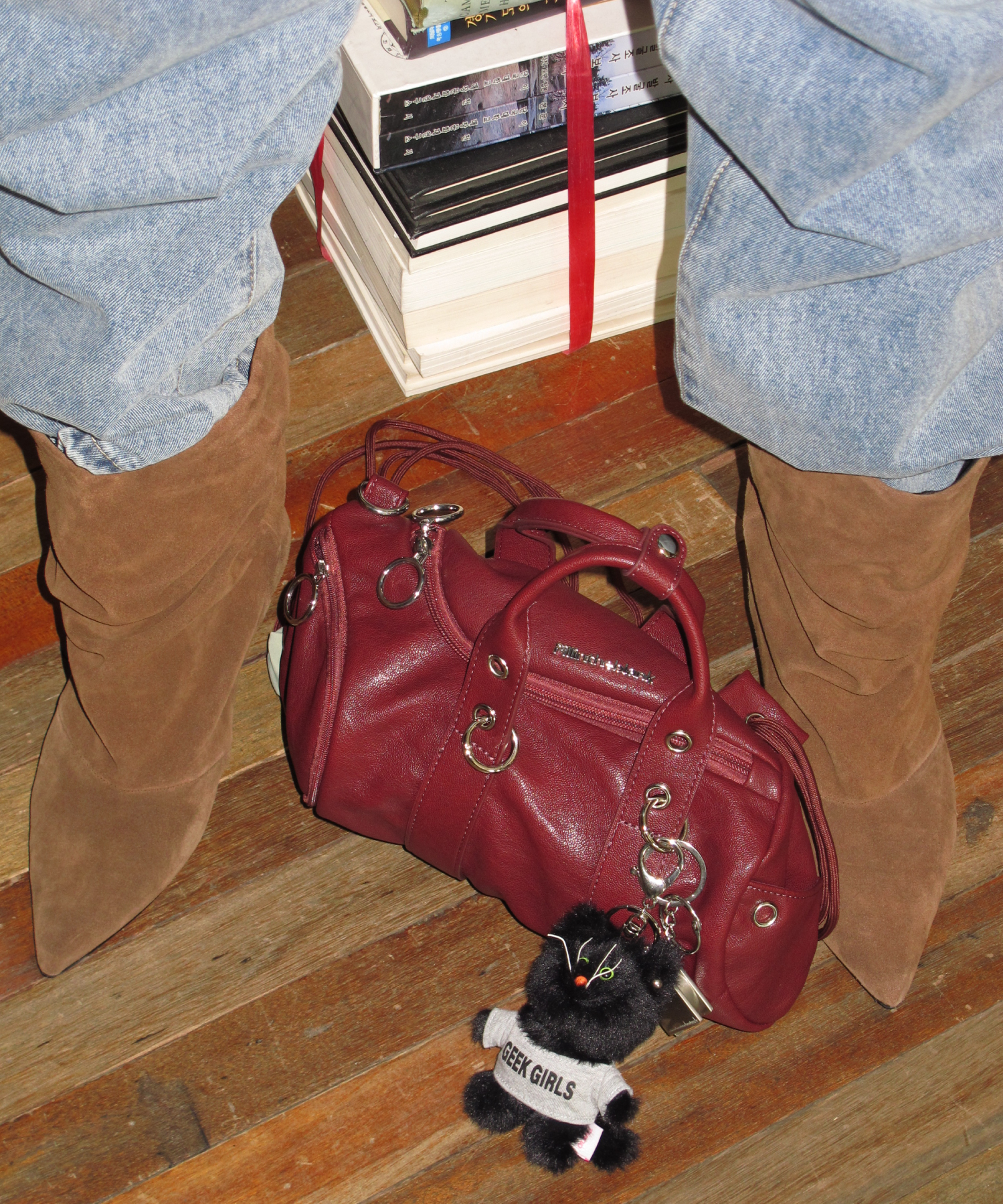 Gig 3-way Bag (leather)(burgundy)