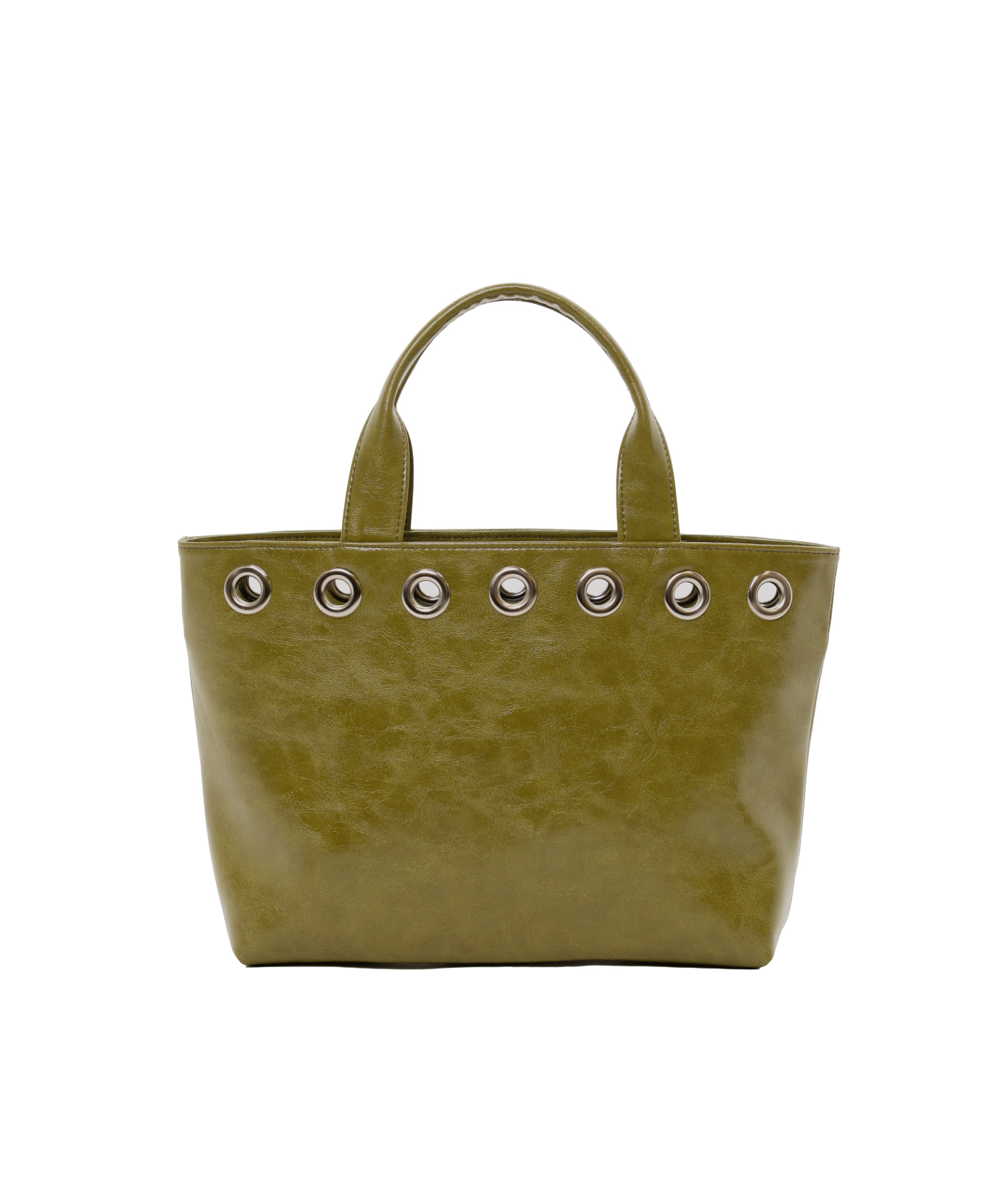 Sunday Tote Bag (eyelet wide)(olive)
