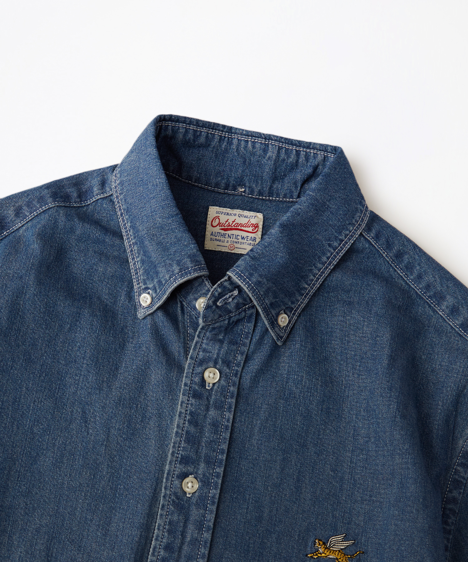 Mighty Tiger Denim рубашка Medium Blue