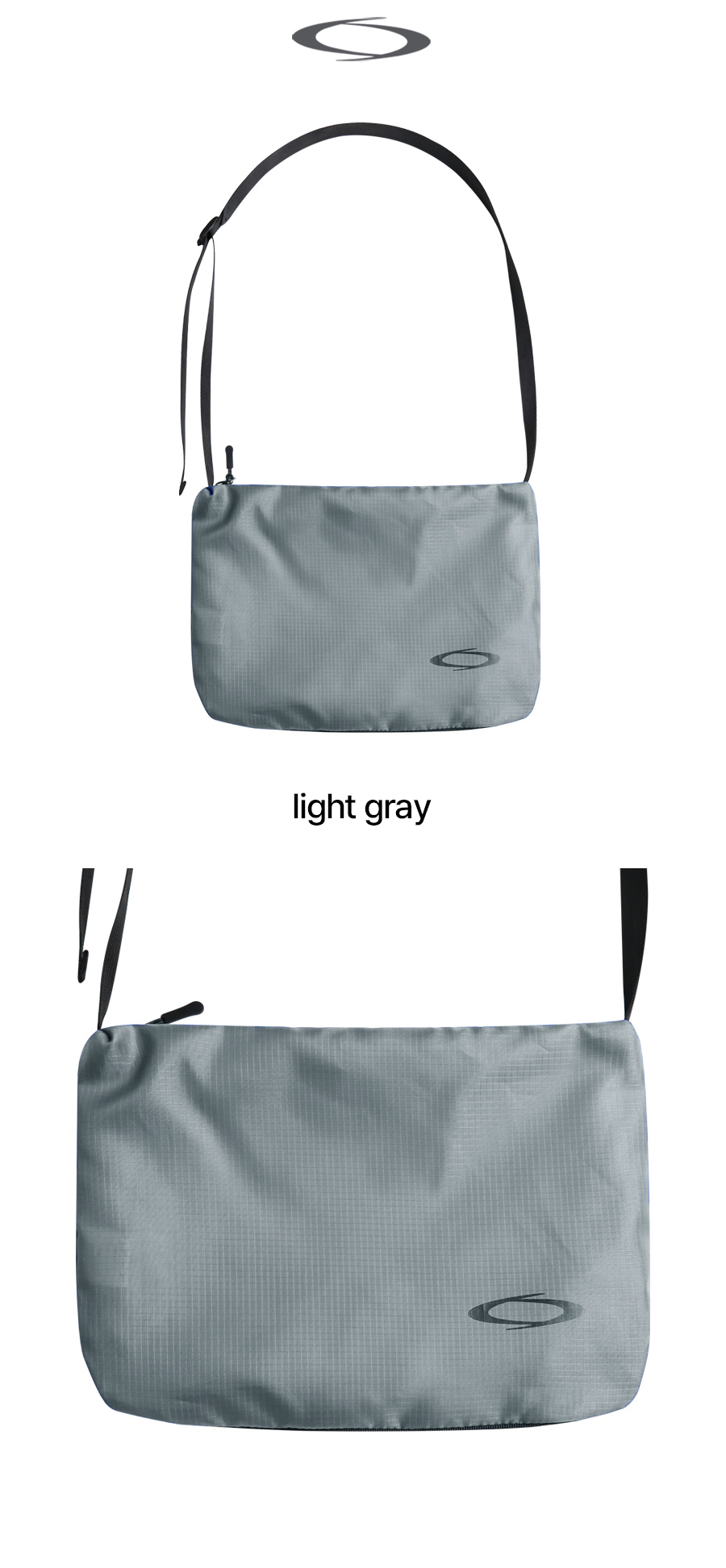 NYLON MINI CROSSBODY BAG - 9 COLORS BLACK