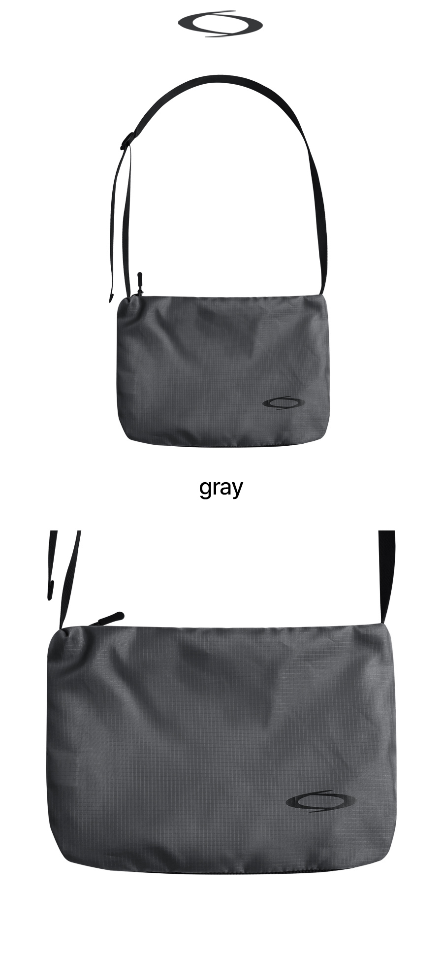 NYLON MINI CROSSBODY BAG - 9 COLORS BLACK