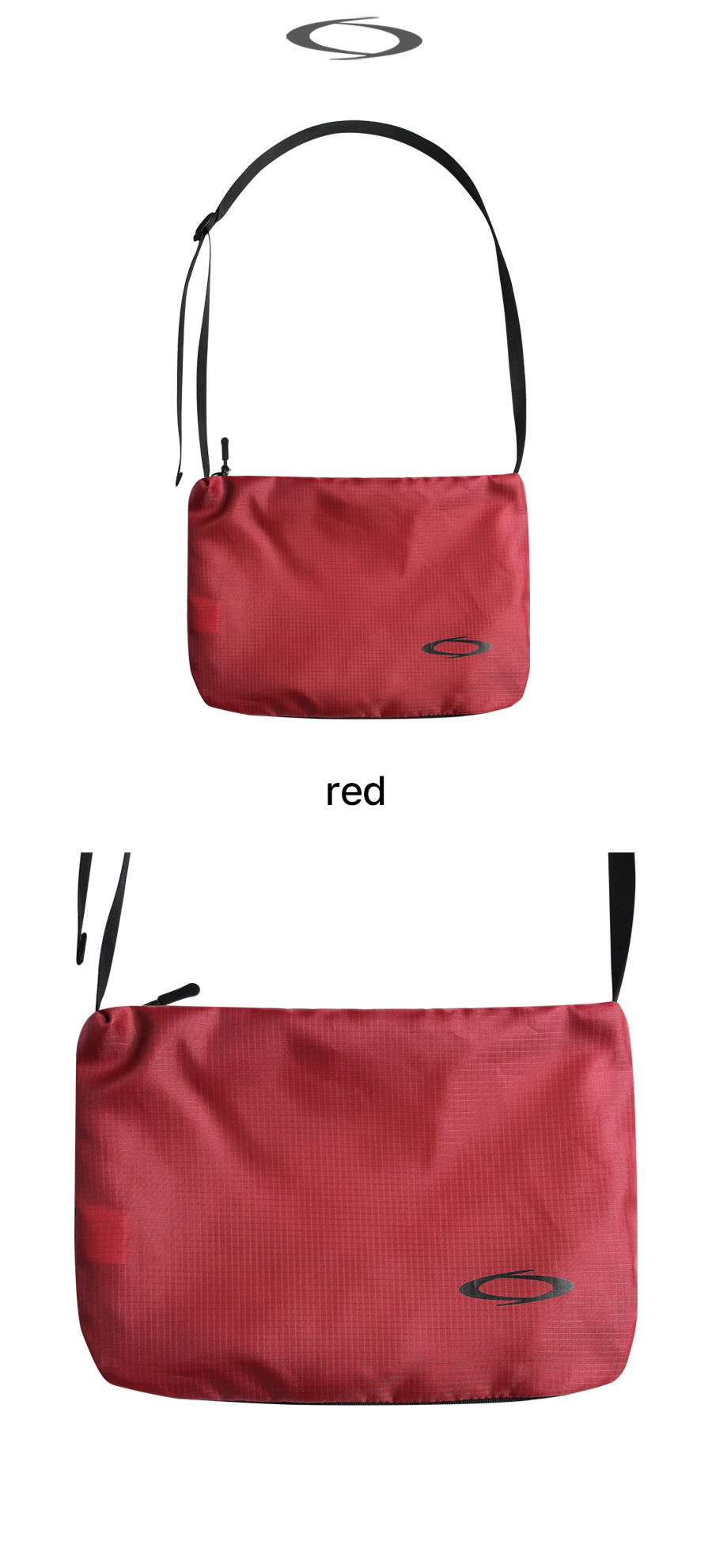 NYLON MINI CROSSBODY BAG - 9 COLORS BLACK