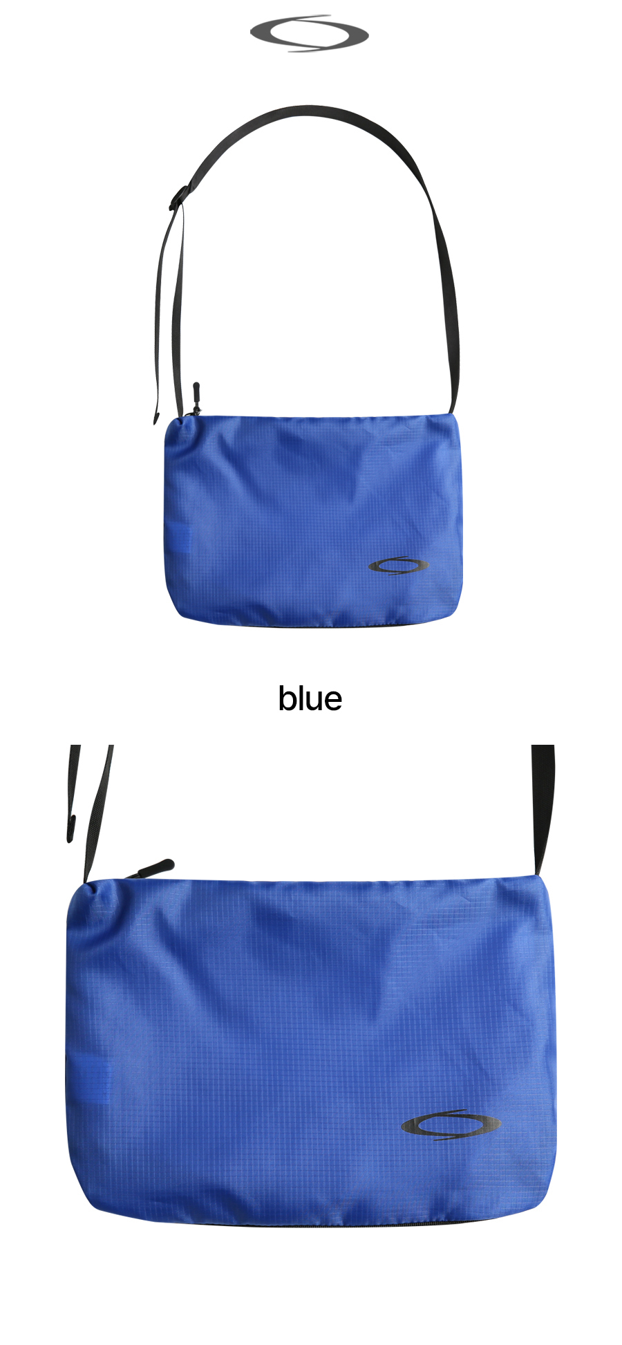 NYLON MINI CROSSBODY BAG - 9 COLORS BLACK