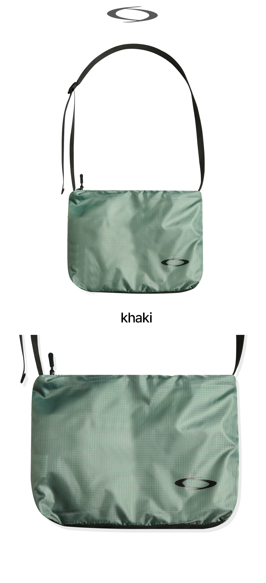 NYLON MINI CROSSBODY BAG - 9 COLORS BLACK