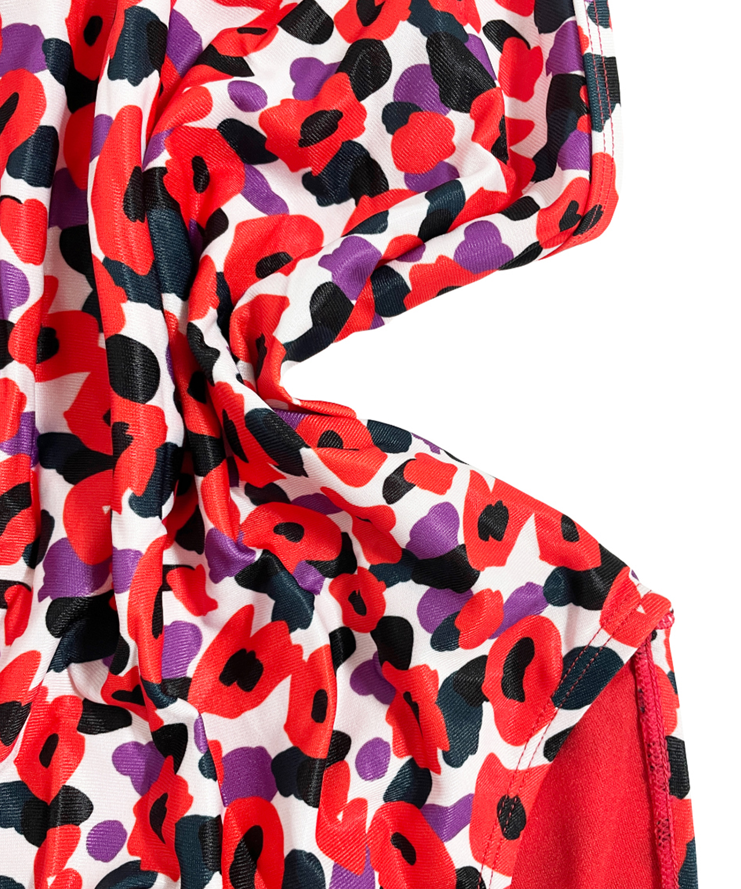 Flower Dance(Grand/Red)Stitch Logo (Poly/Tieback) Stitch Logo