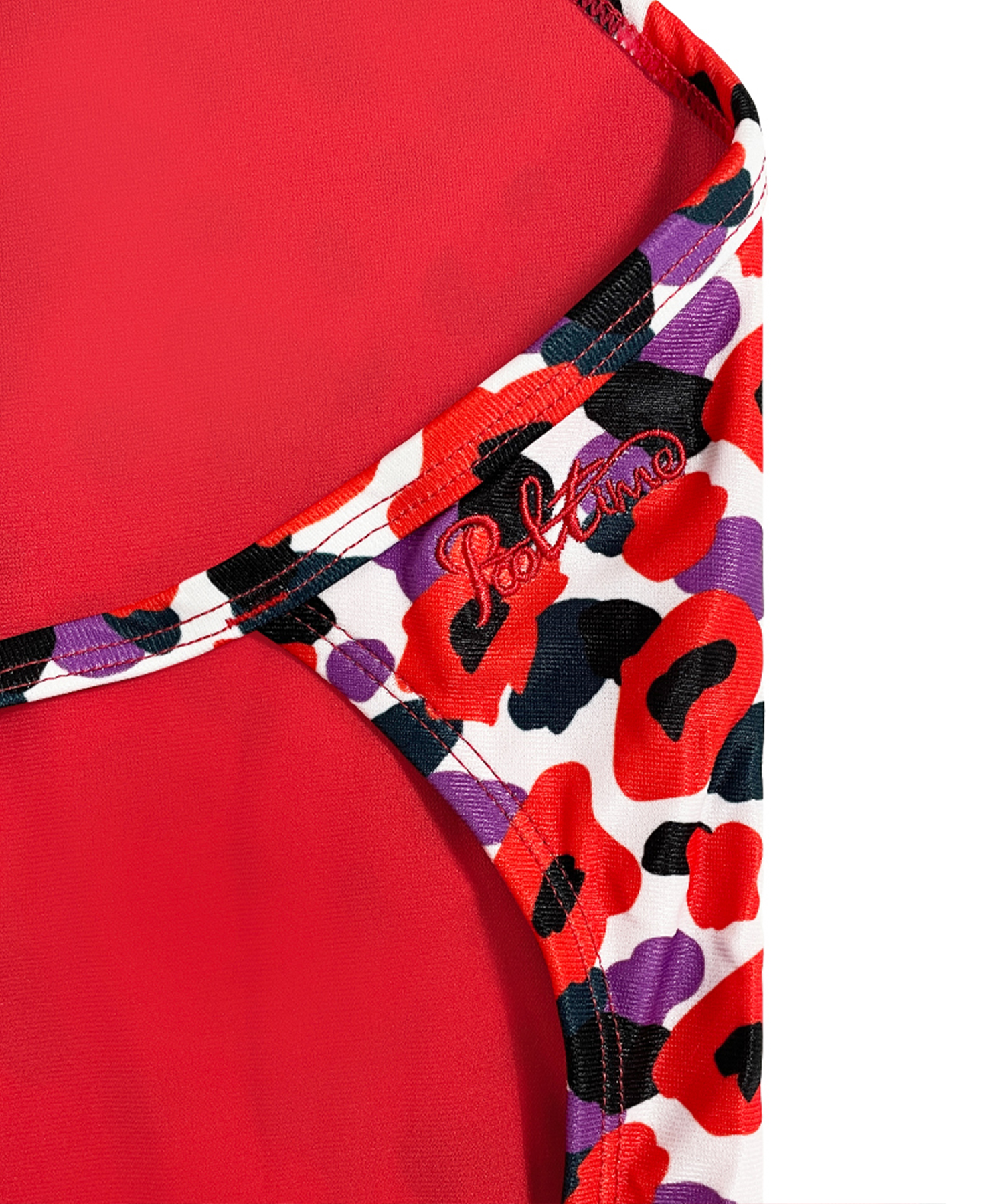 Flower Dance(Grand/Red)Stitch Logo (Poly/Tieback) Stitch Logo
