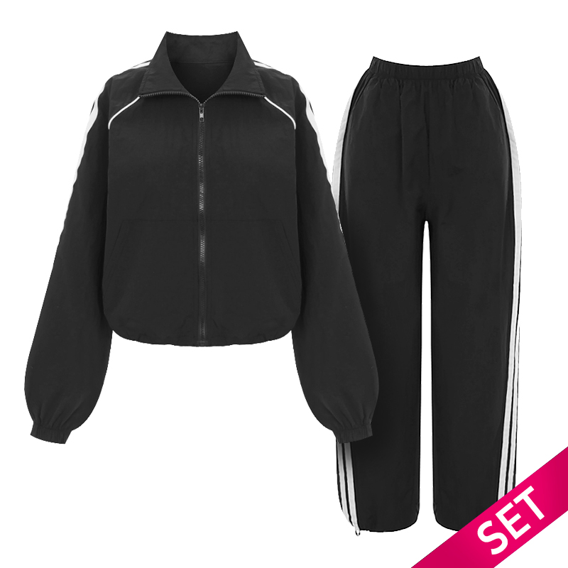 Комплект из куртки и брюк с двумя полосками I6A-CJP013SET