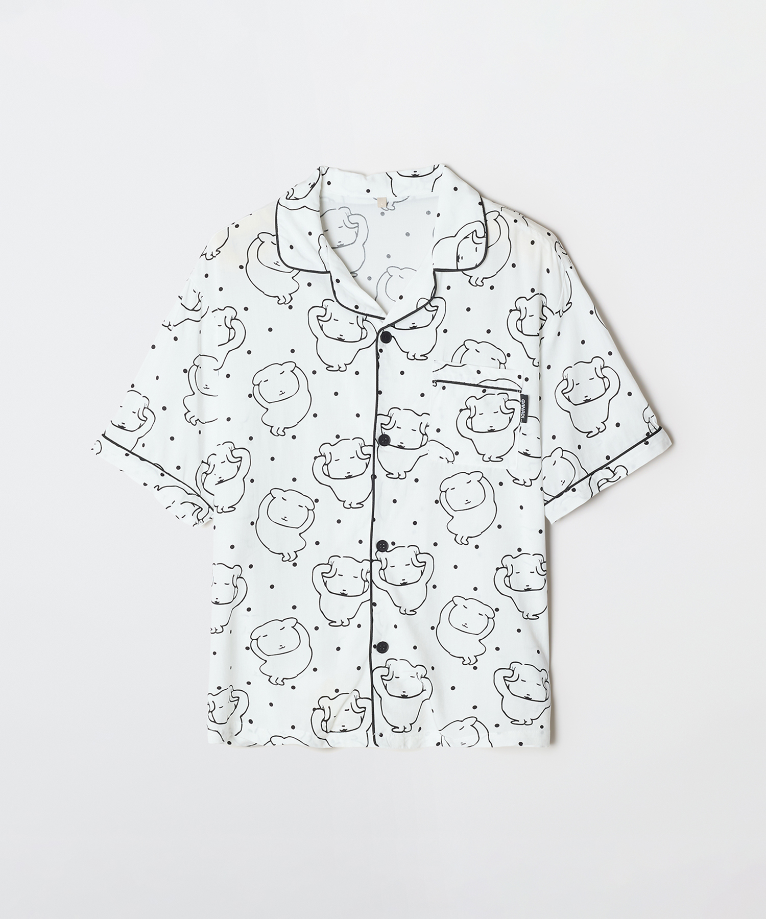 Пижама с коротким рукавом (WHITE)_SPPPG25U06