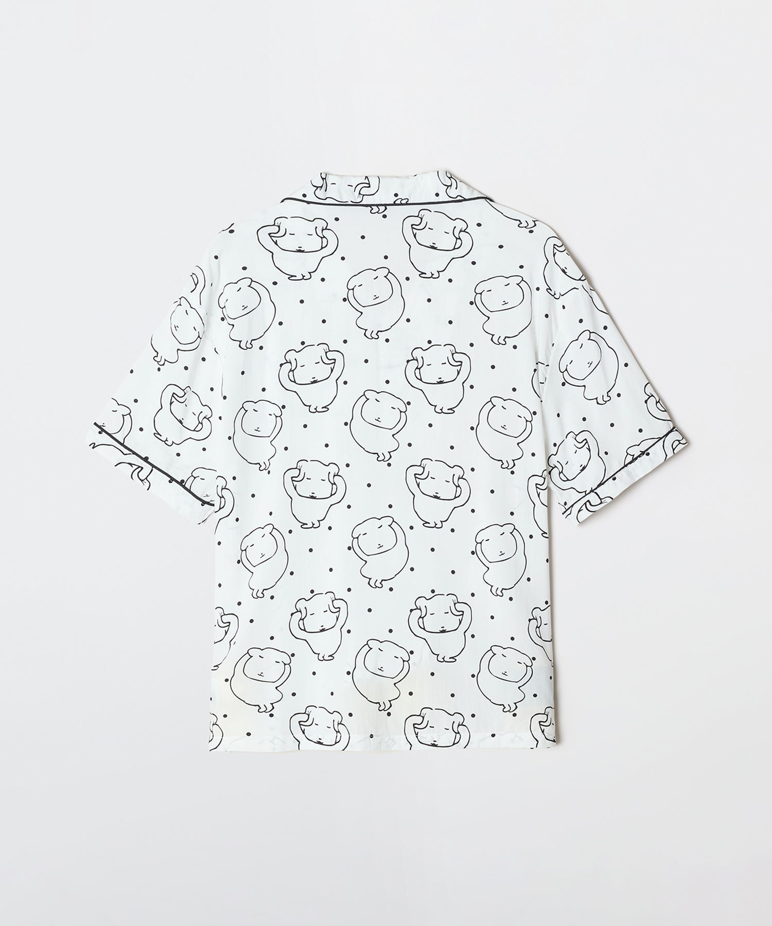 Пижама с коротким рукавом (WHITE)_SPPPG25U06