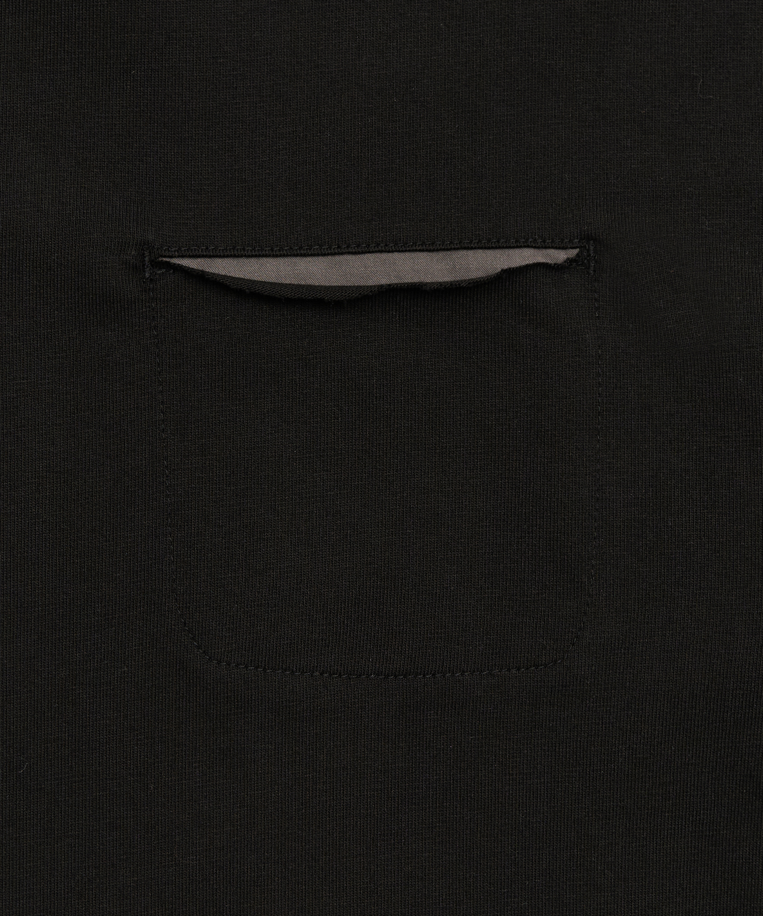 LAYERED POCKET CROP TEE (BLACK)