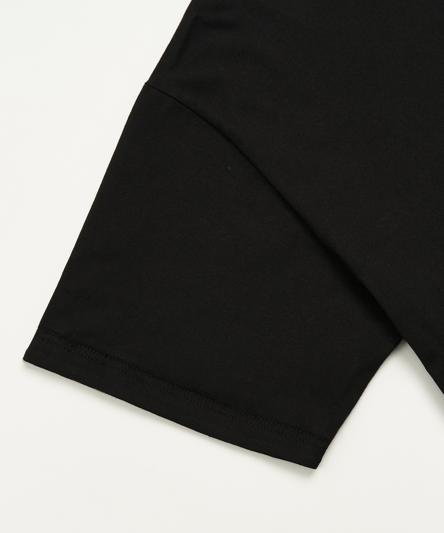 LAYERED POCKET CROP TEE (BLACK)