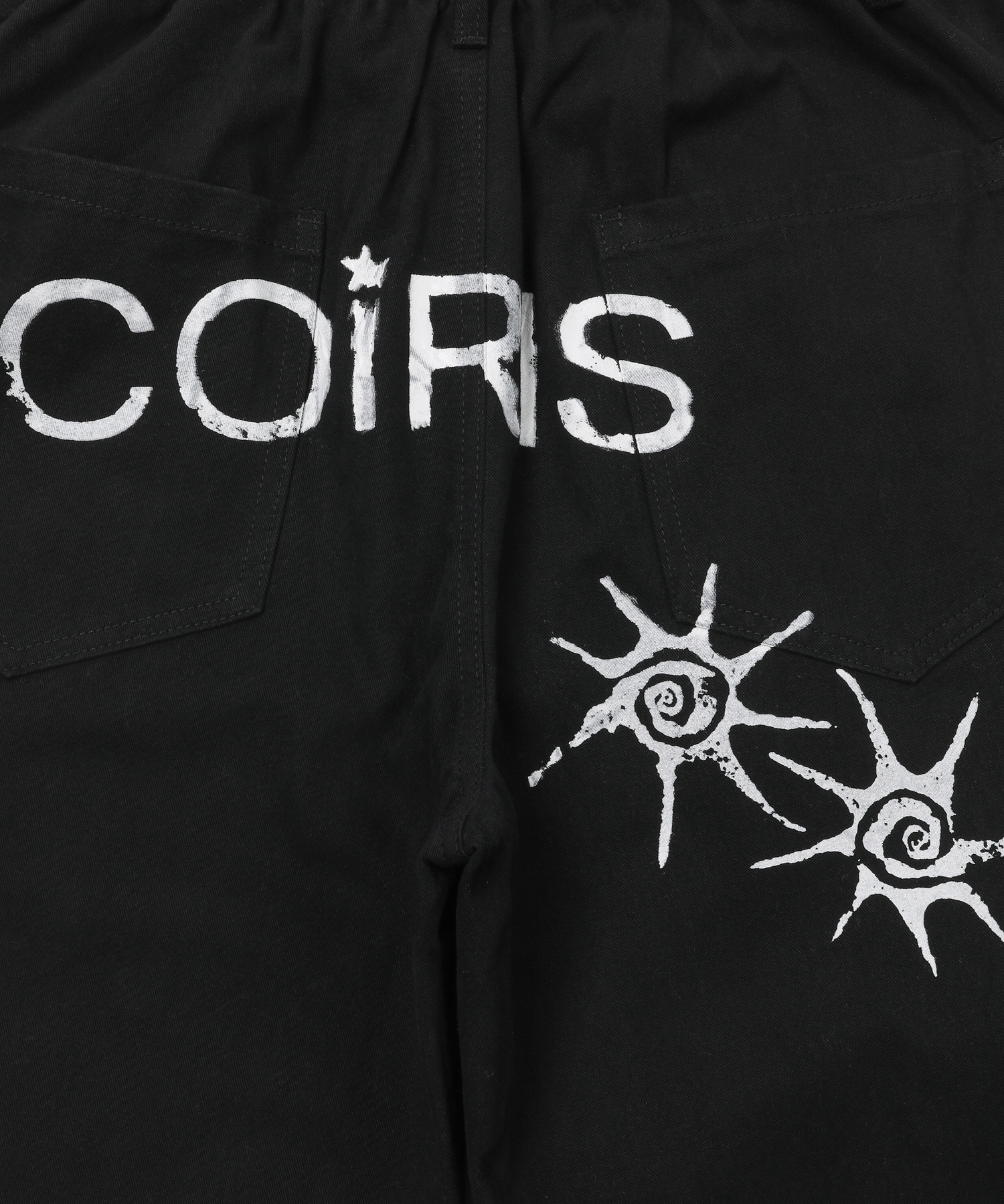DREN BACK DIRTY LOGO PARACHUTE COTTON PANTS UNISEX (2COLOR)