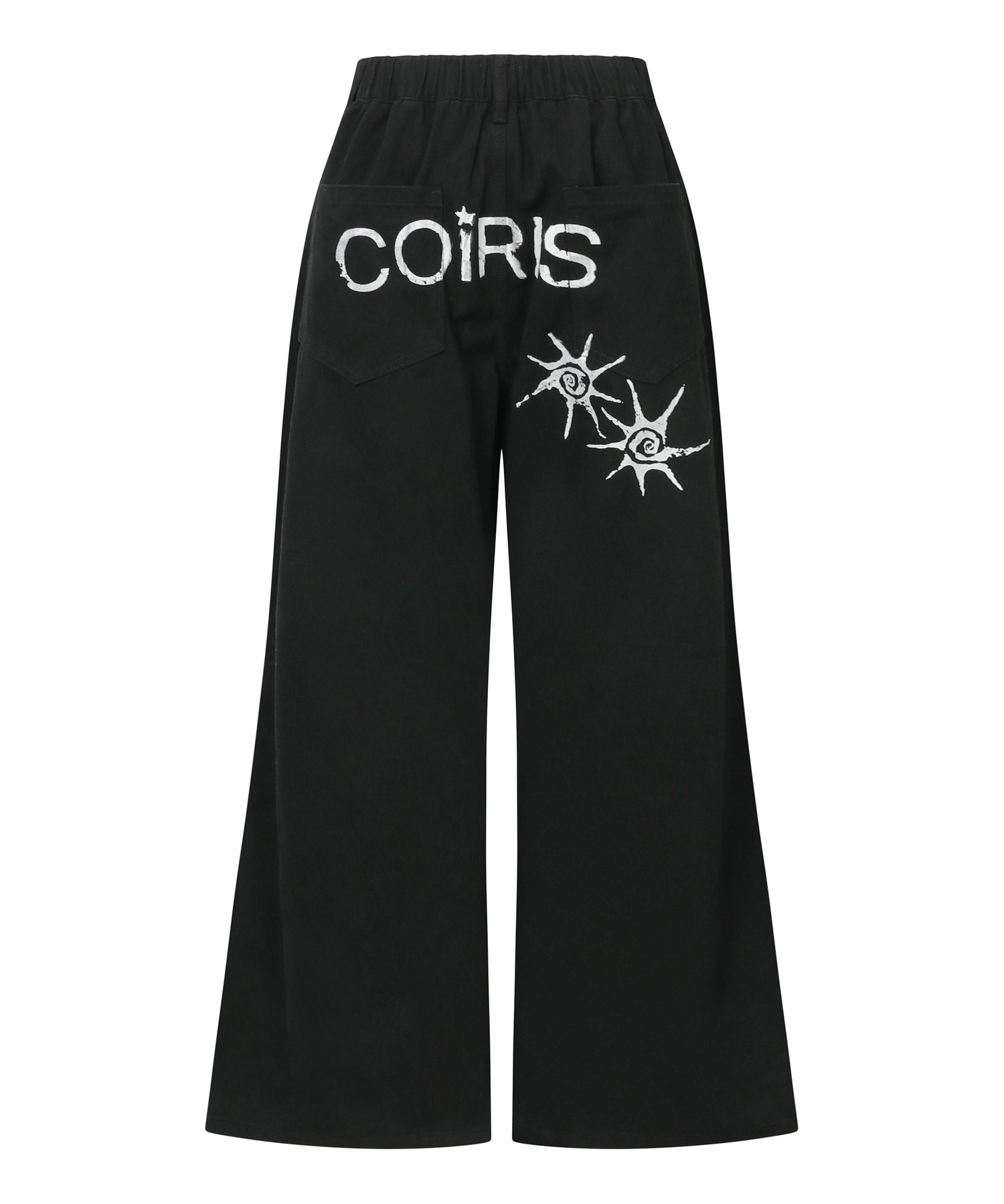 DREN BACK DIRTY LOGO PARACHUTE COTTON PANTS UNISEX (2COLOR)
