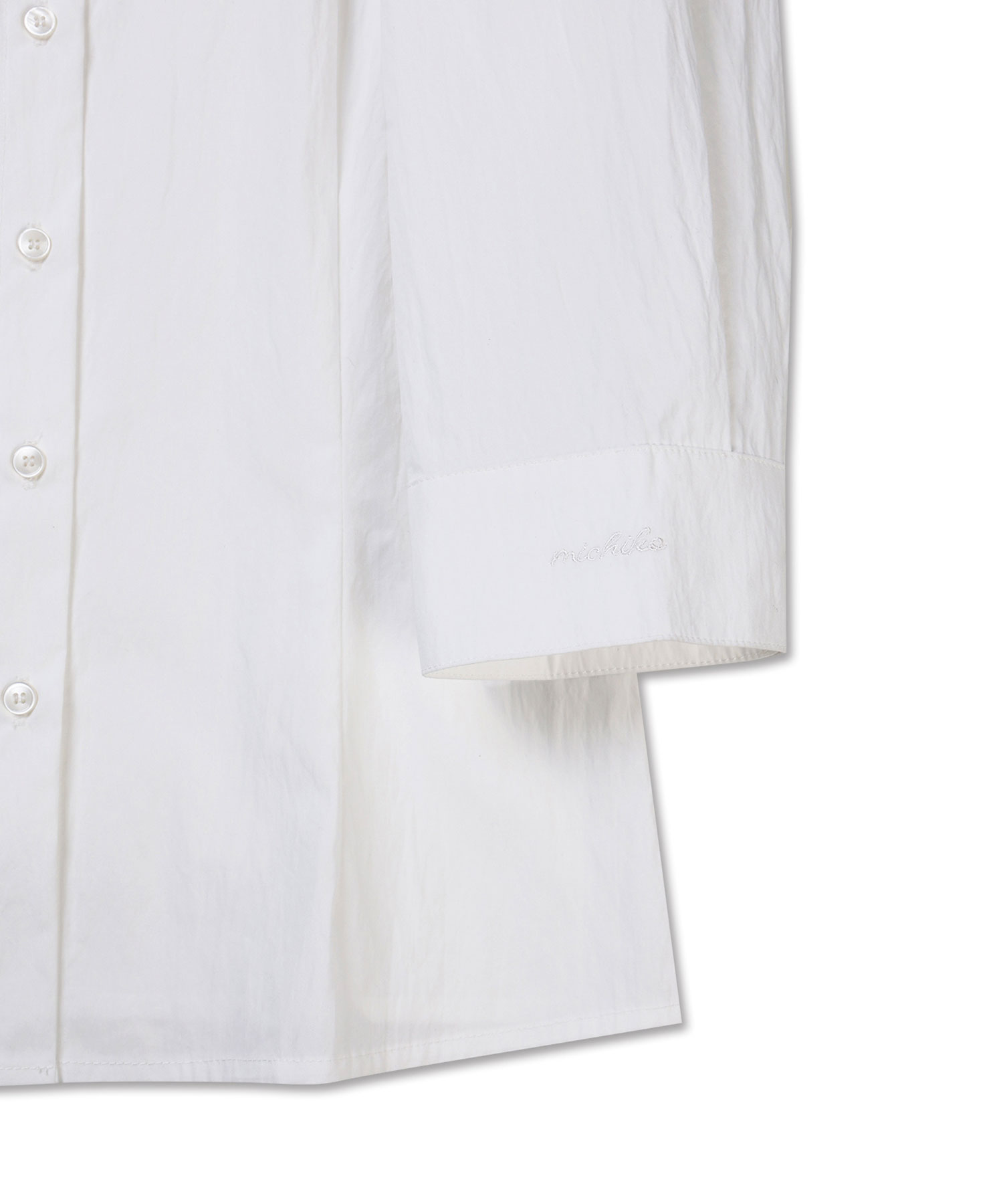 3/4 Sleeve Slim Fit Shirts White