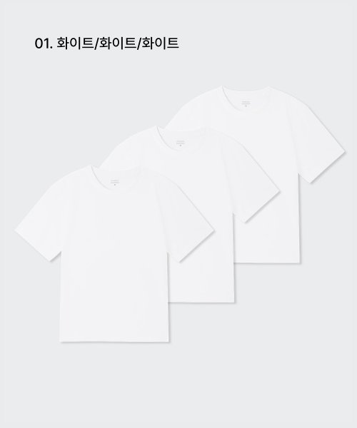Essential Crew Neck T-Shirt 3-Pack thumbnail 2